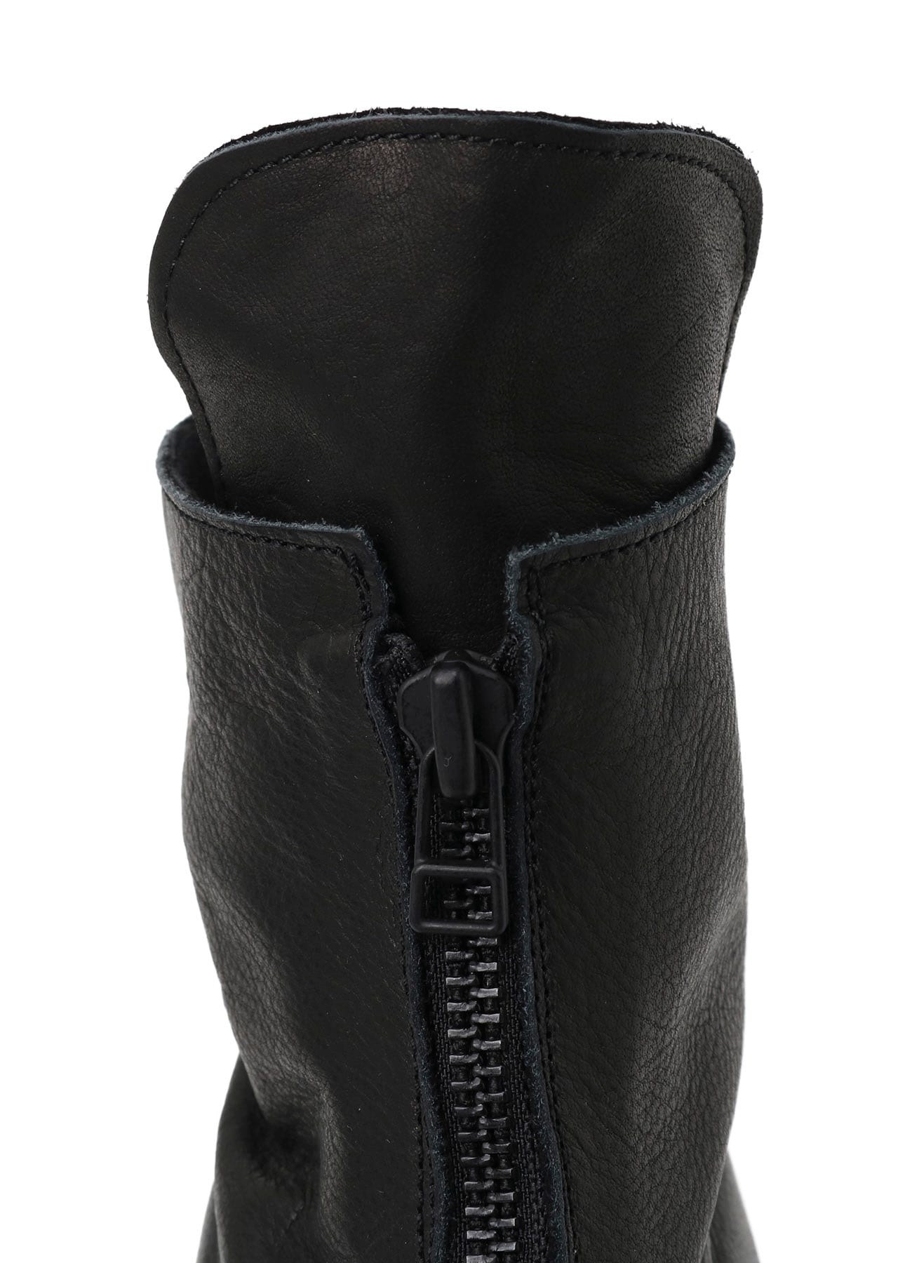 OIL SOFT LEATHER FRONT FASTENER BOOTS