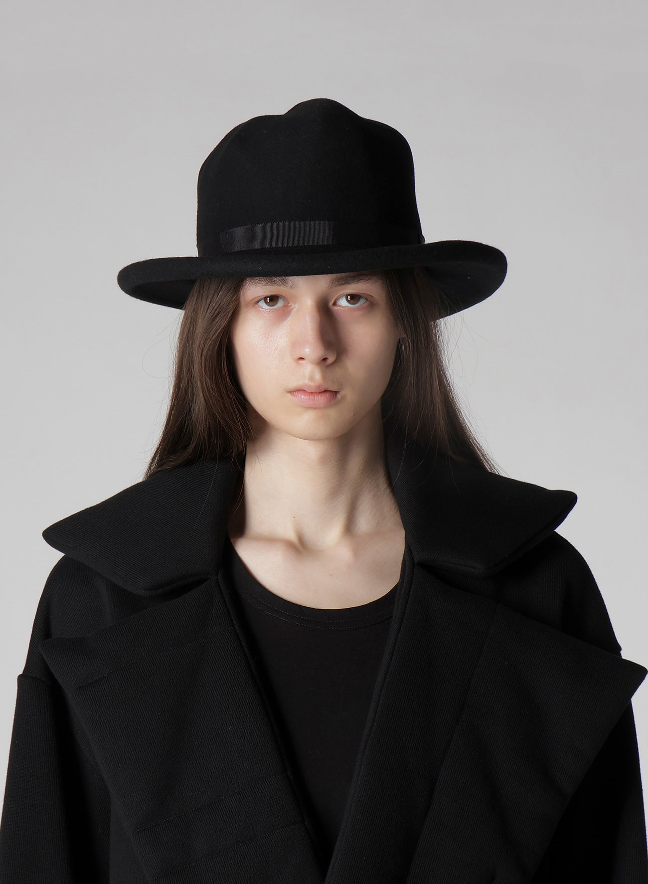 WOOL B TUBE BRIM PLAIN MTN HAT