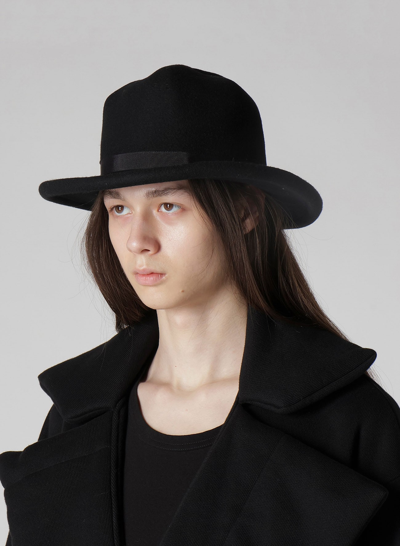 WOOL B TUBE BRIM PLAIN MTN HAT