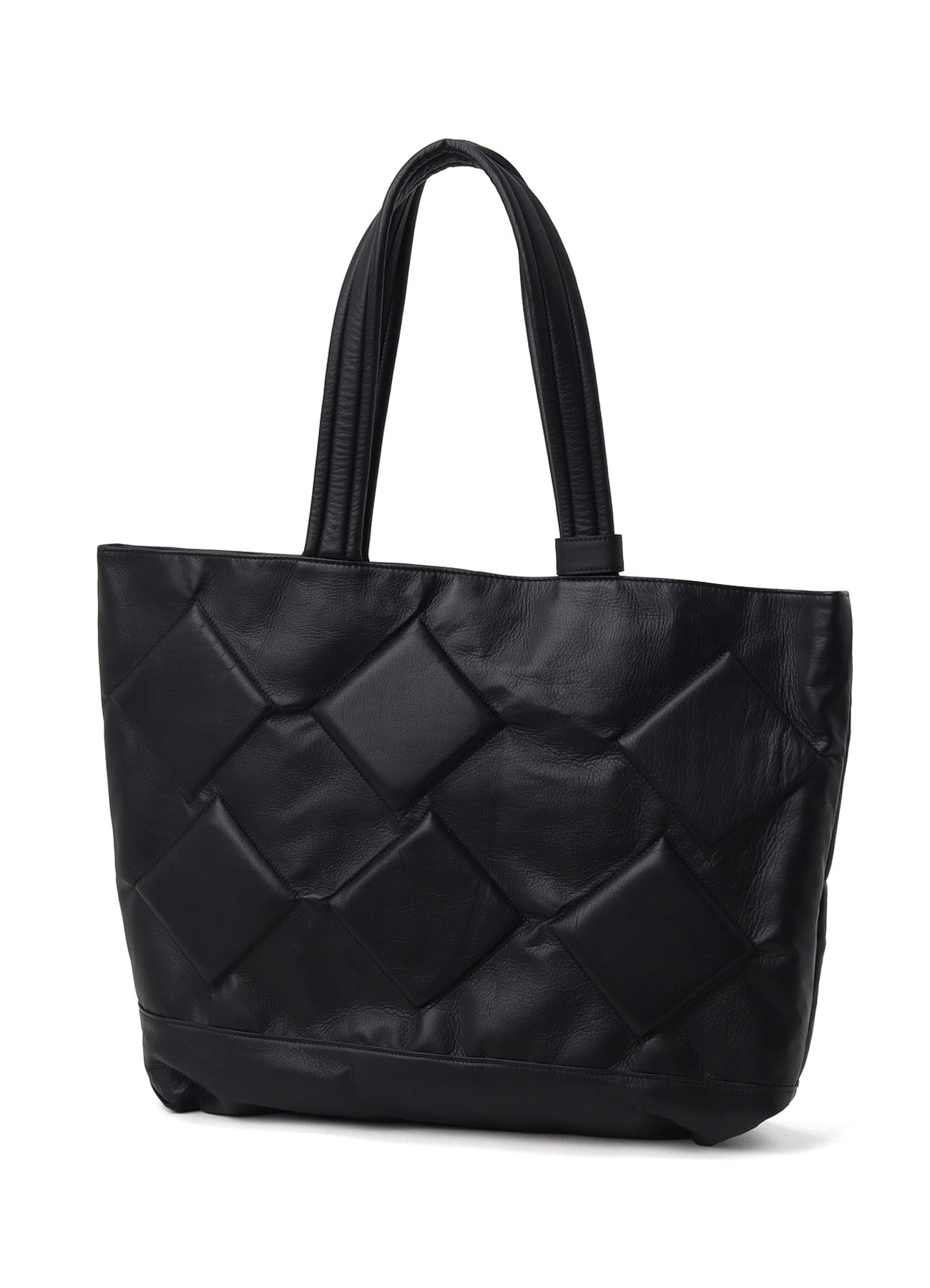GARMENT LEATHER PADDED TOTE BAG