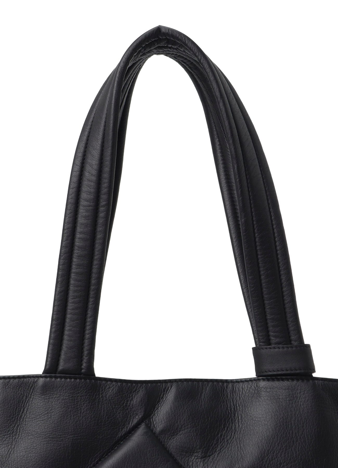 GARMENT LEATHER PADDED TOTE BAG