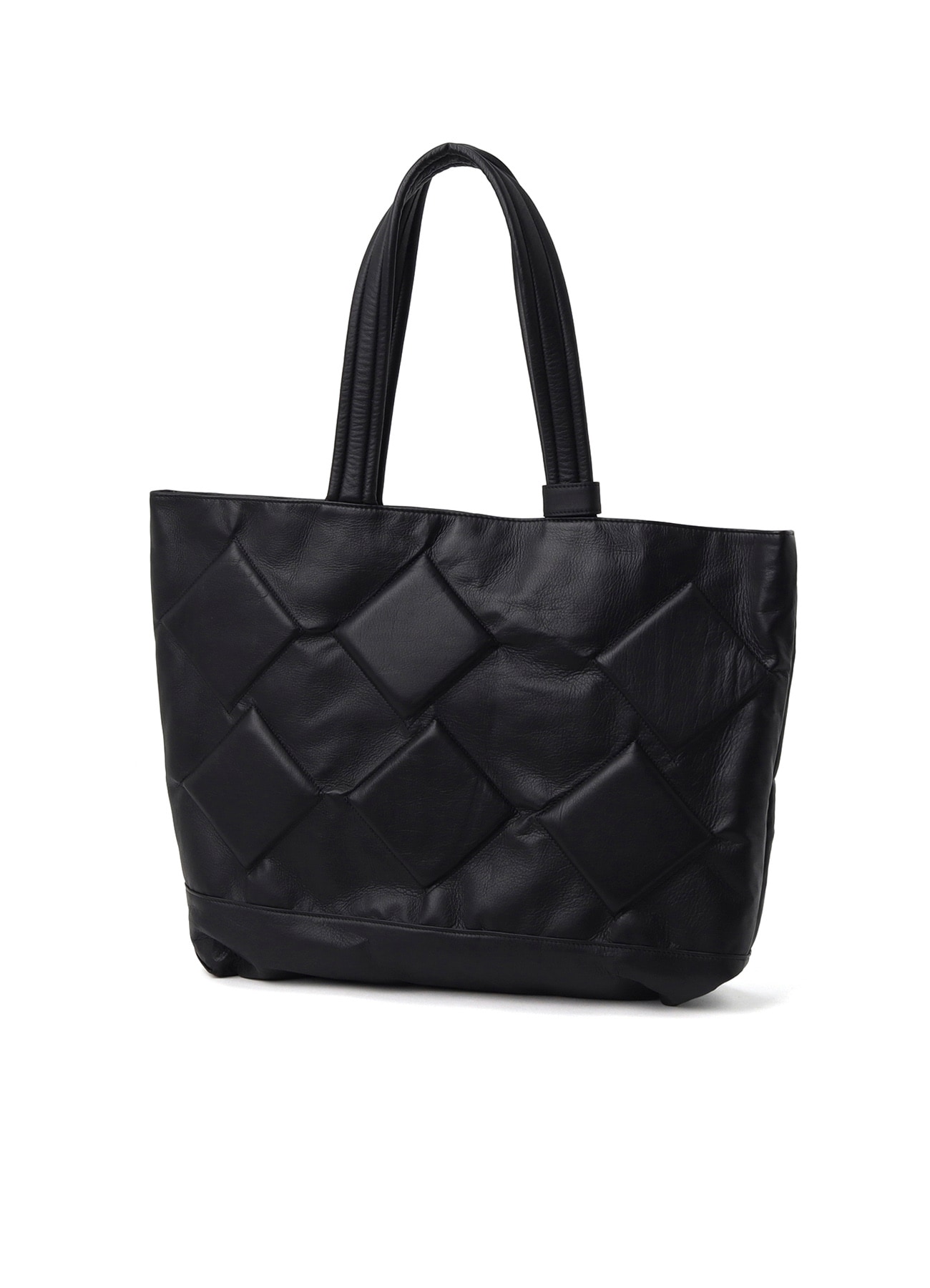 GARMENT LEATHER PADDED TOTE BAG
