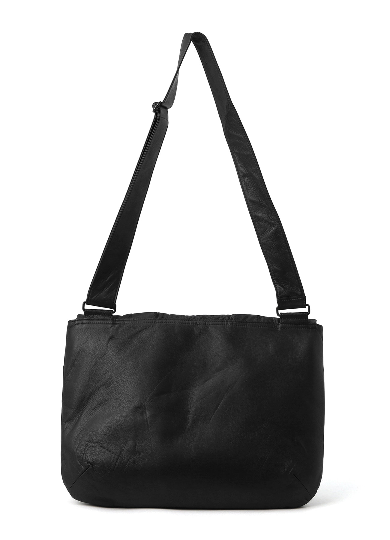 GARMENT LEATHER PADDED SHOULDER BAG