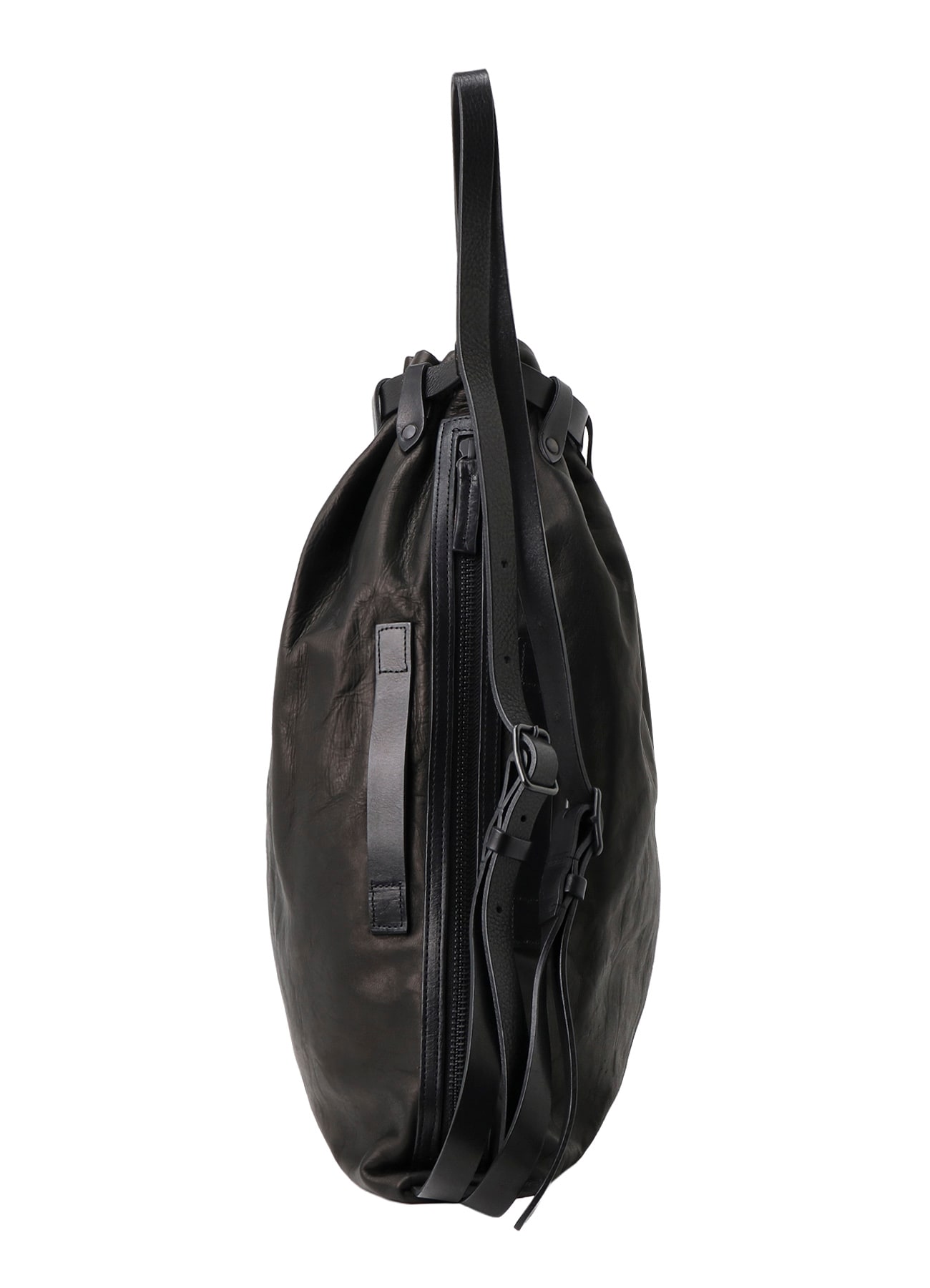 HORSE LEATHER DRAWSTRING BACKPACK