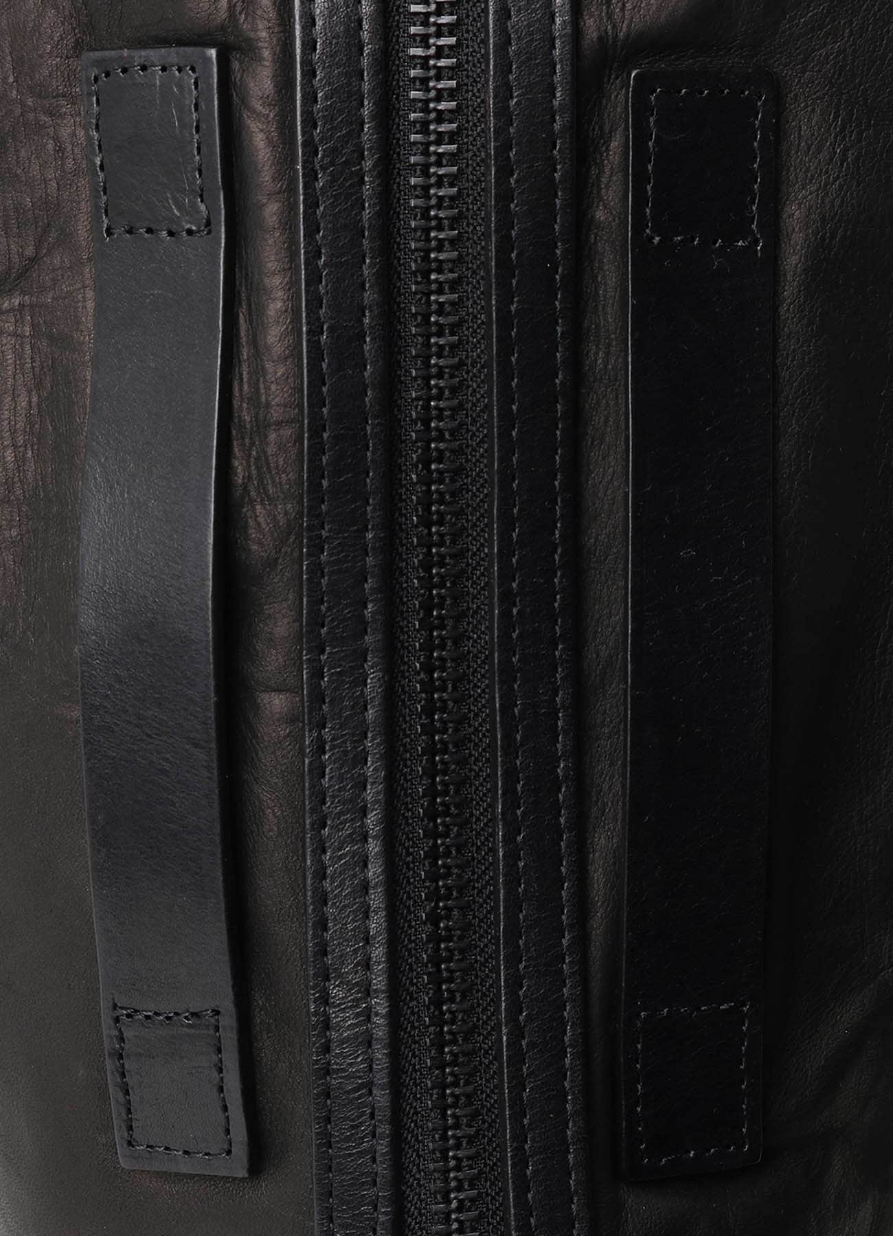 HORSE LEATHER DRAWSTRING BACKPACK