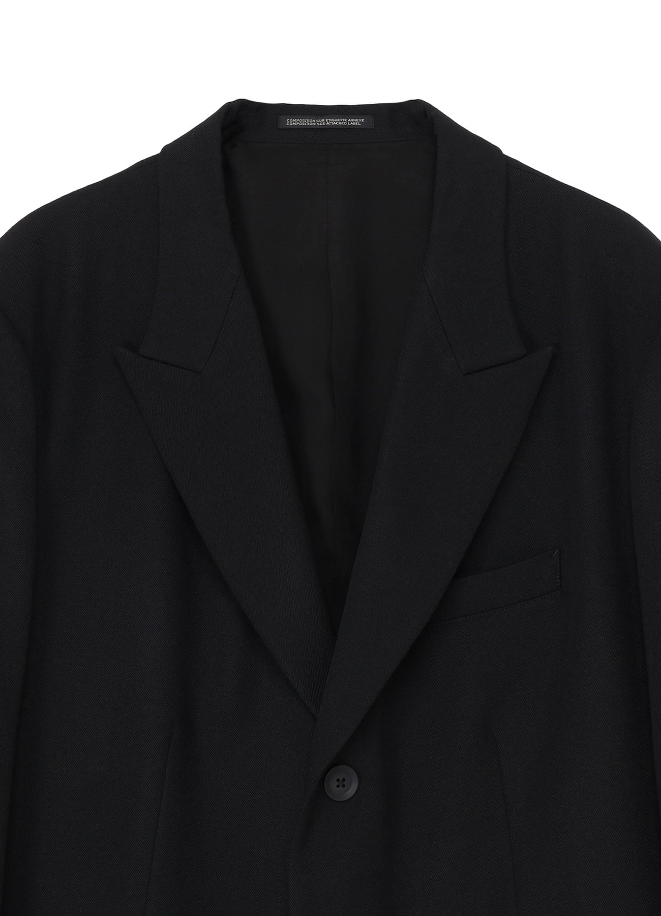 ARMY GABARDINE 3 BUTTONS PEAKED JACKET