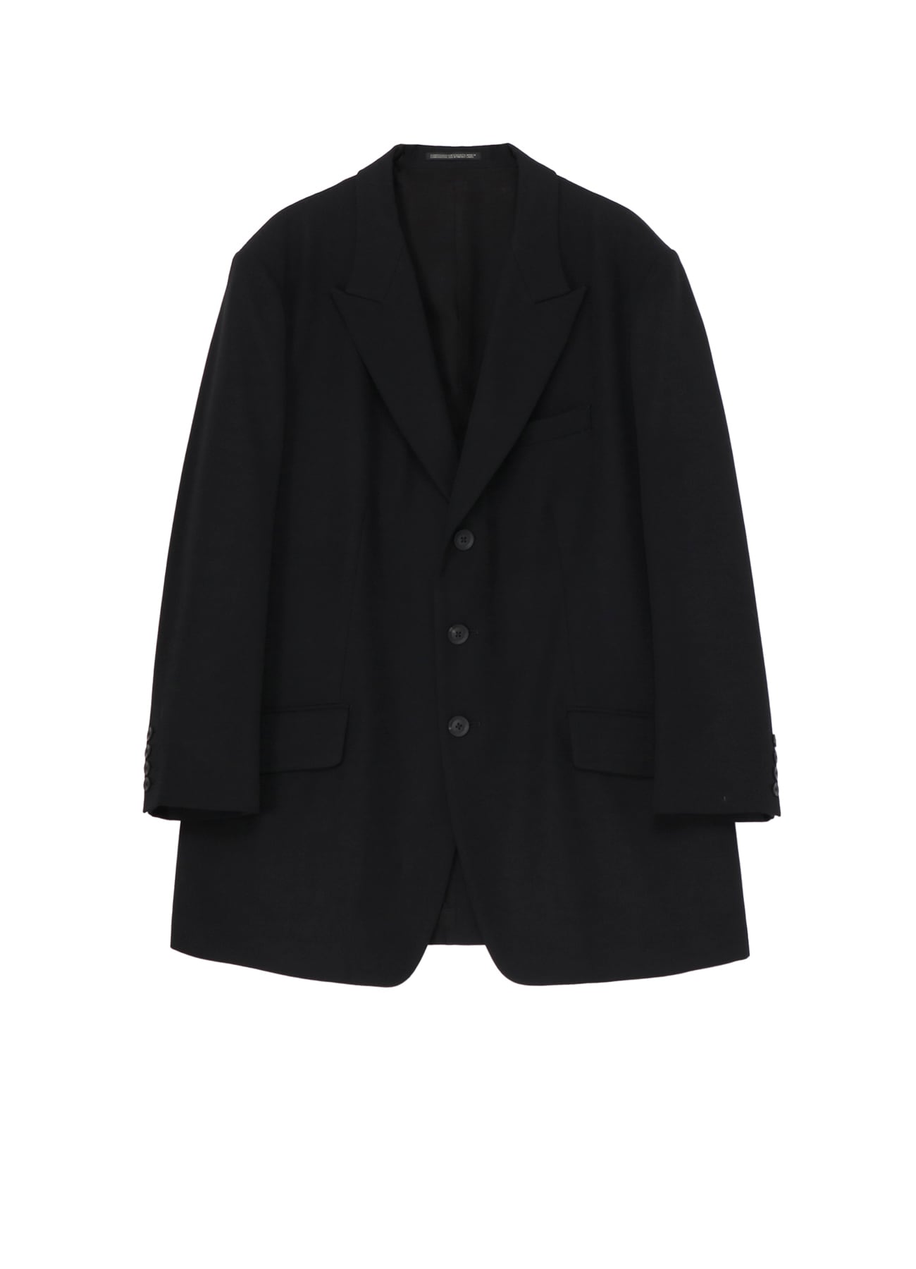 ARMY GABARDINE 3 BUTTONS PEAKED JACKET