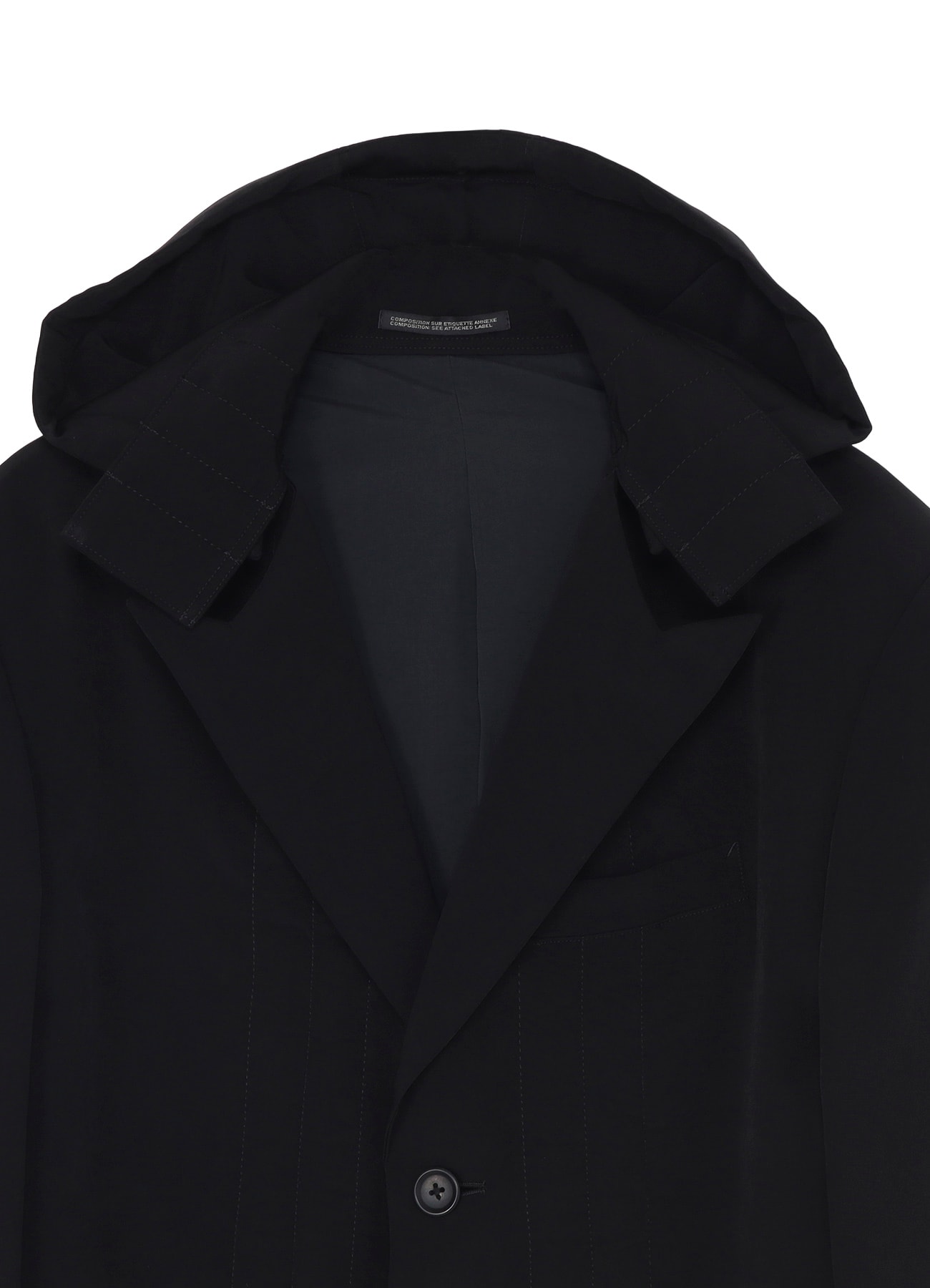 Ta TUXEDO HOODED PADDED JACKET