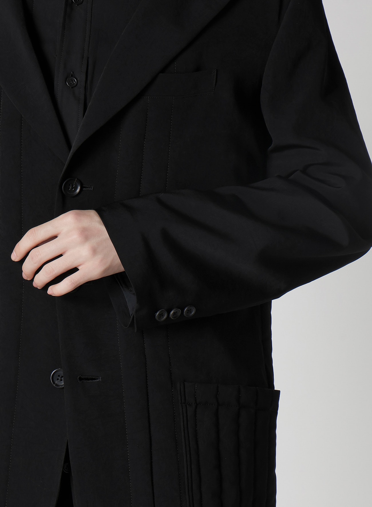 Ta TUXEDO HOODED PADDED JACKET
