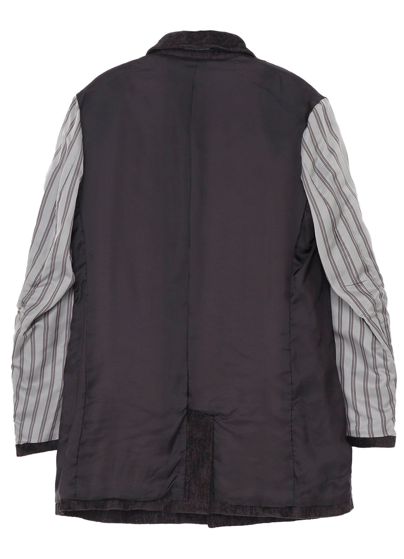 LINEN VELVET  TAB DETAIL PADED JACKET