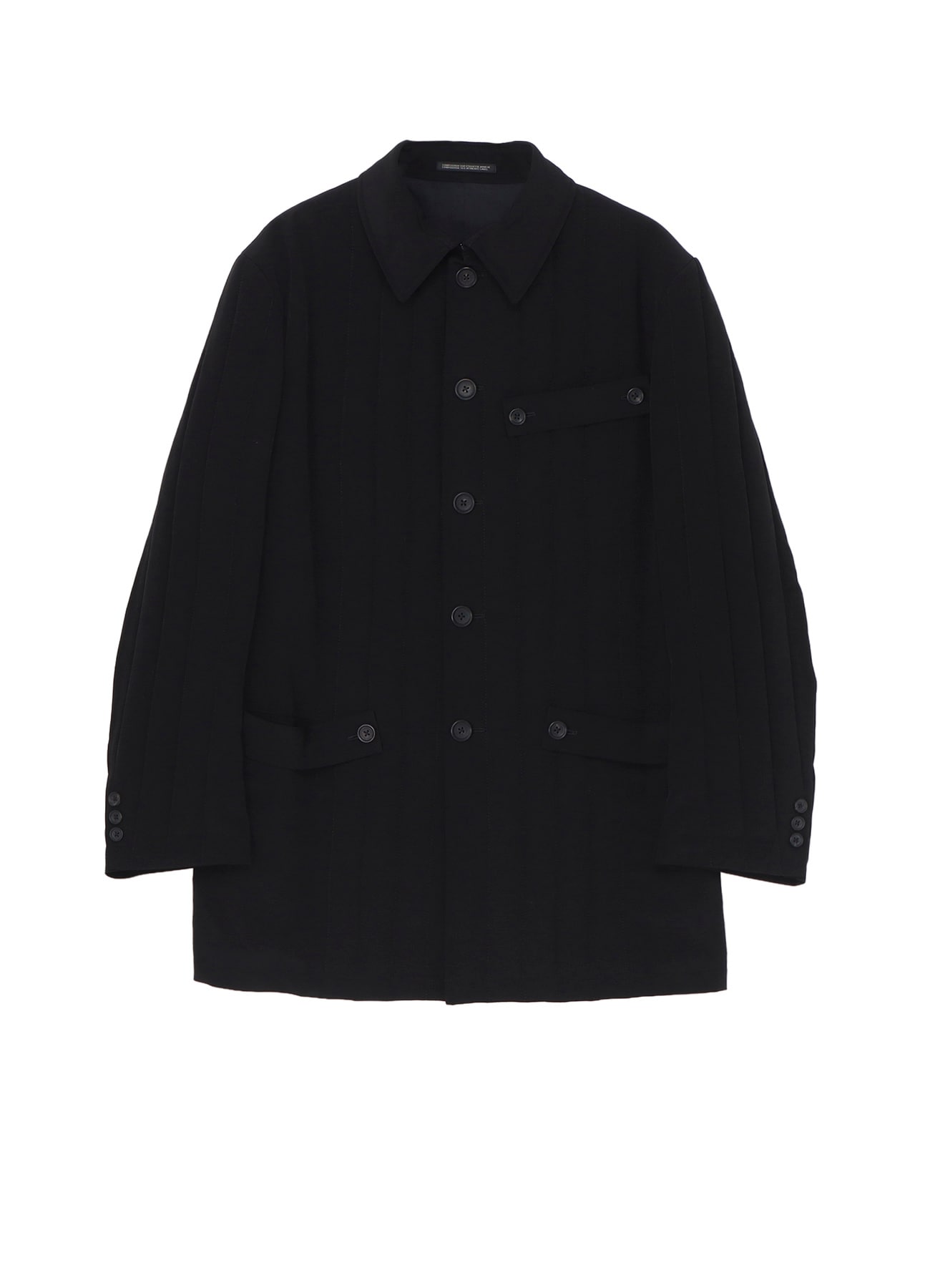 Ta TUXEDO TAB DETAIL PADＤED JACKET