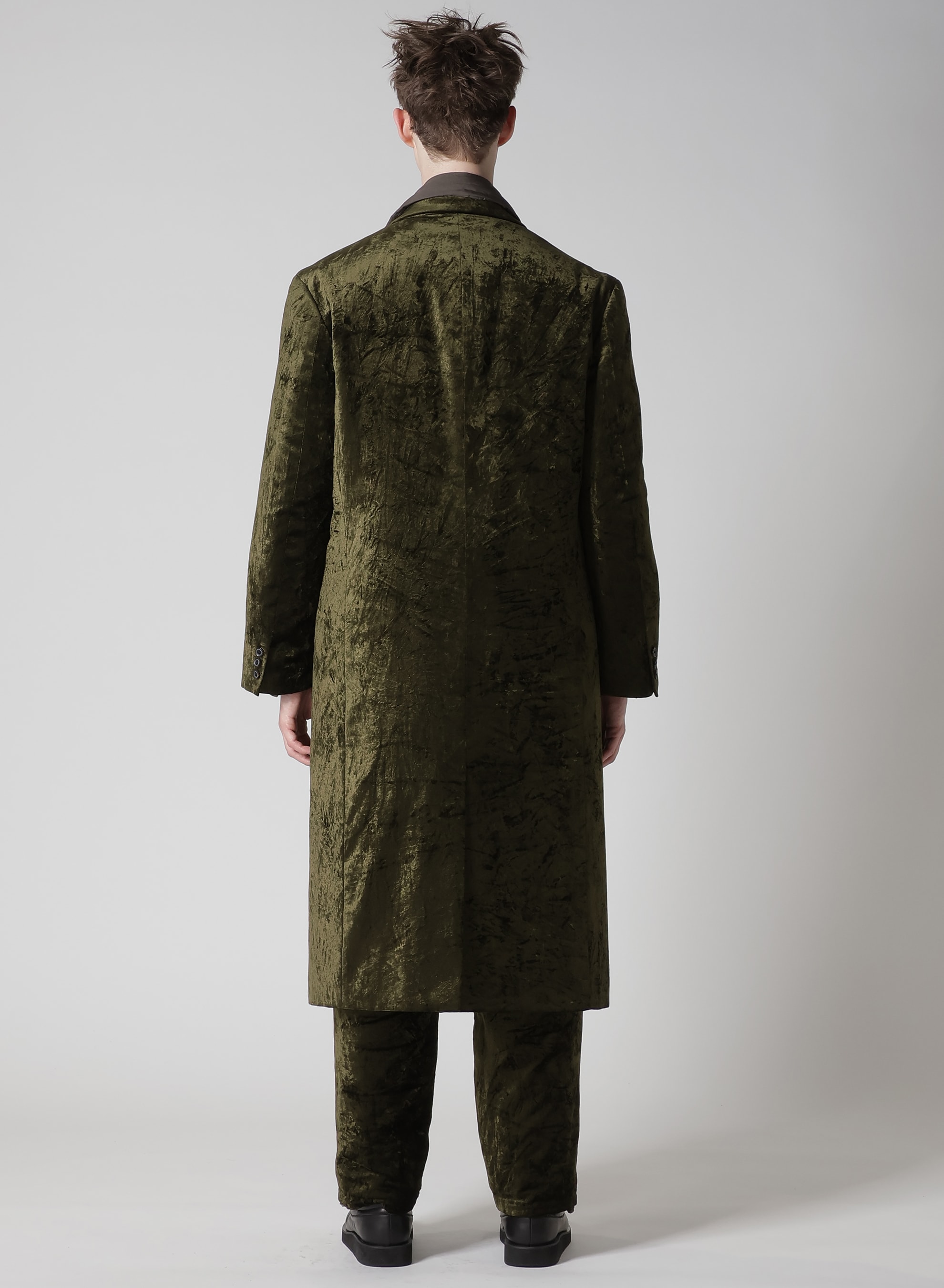 BELL KHAKI 4 BUTTONS LONG JACKET WITH LINER