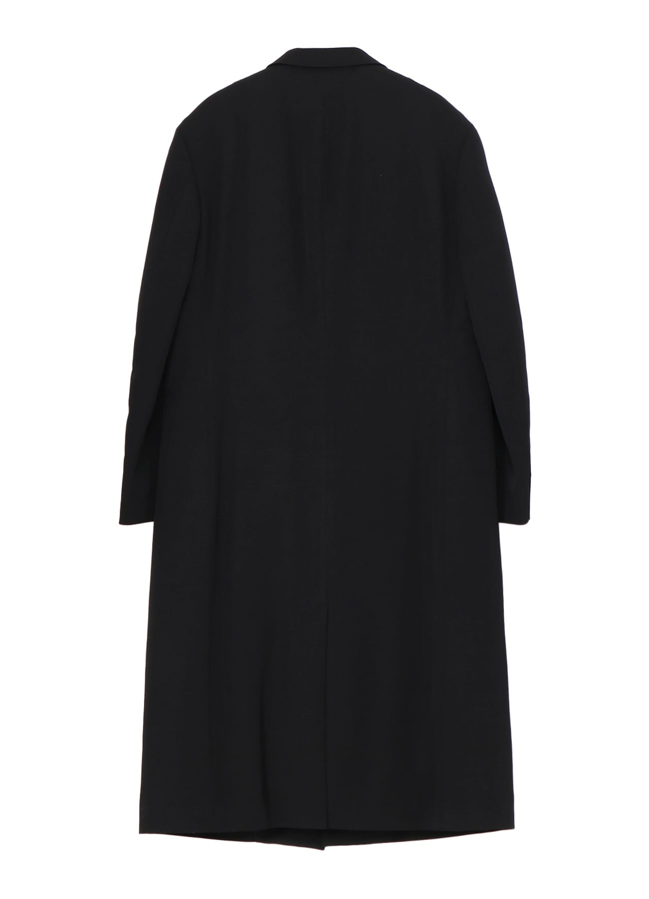 美品⭐️ヨウジヤマモト ロングジャケット ウールギャバジン ブラック 1サイズ WOOL GABARDINE 4 BUTTONS LONG JACKET WITH LINER(S Black