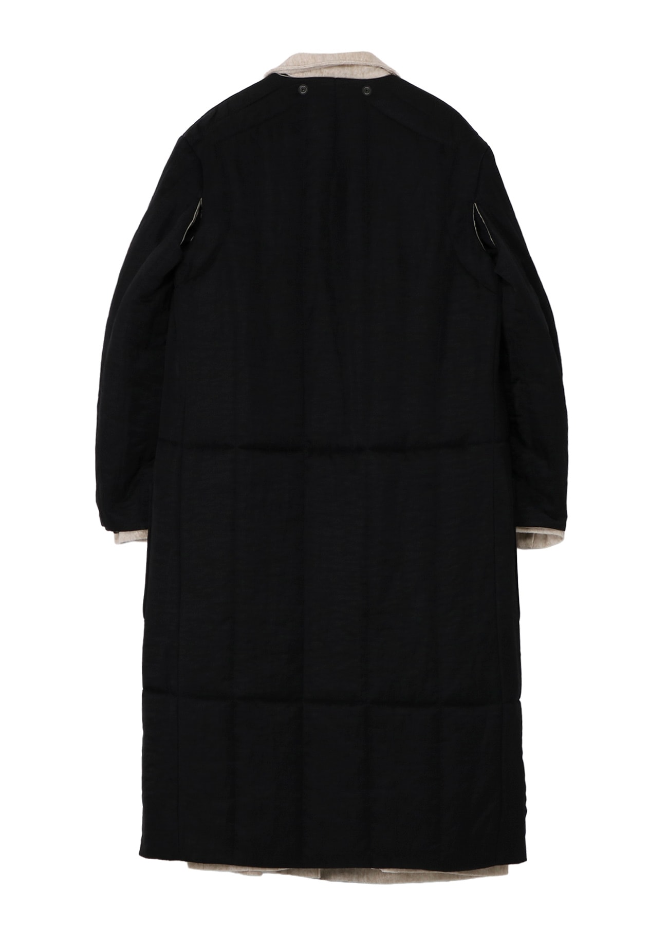 LINEN VELVET STAND COLLAR JACKET WITH LINER