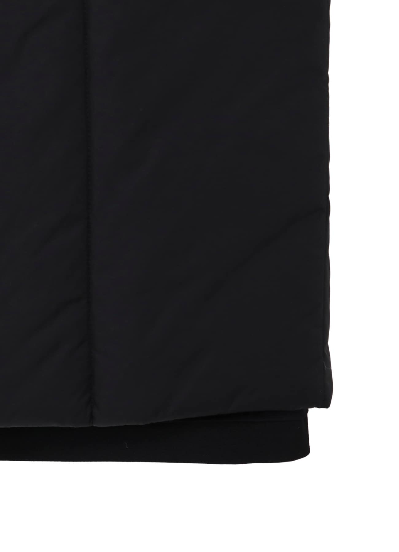WOOL GABARDINE STAND COLLAR JACKET WITH LINER