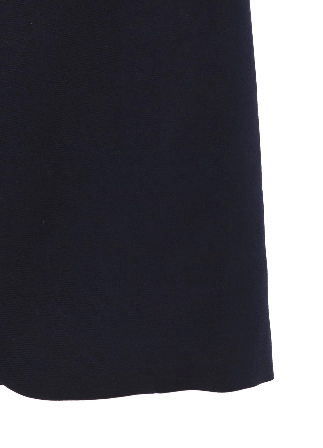 NAVY WOOL GABARDINE ONE BUTTON JACKET WITH LINER