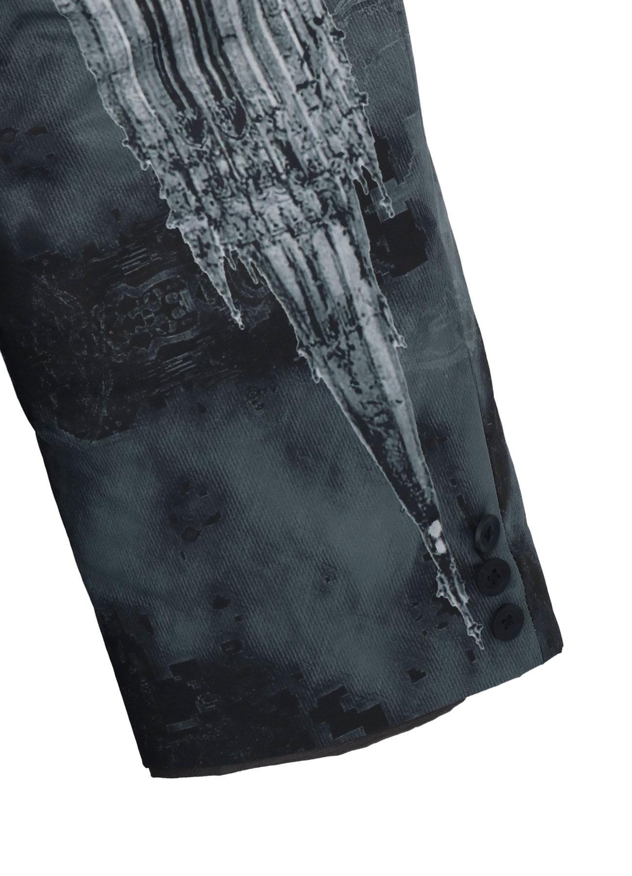 SMOKING GOTHIC PRINTED JACKET WITH LINER