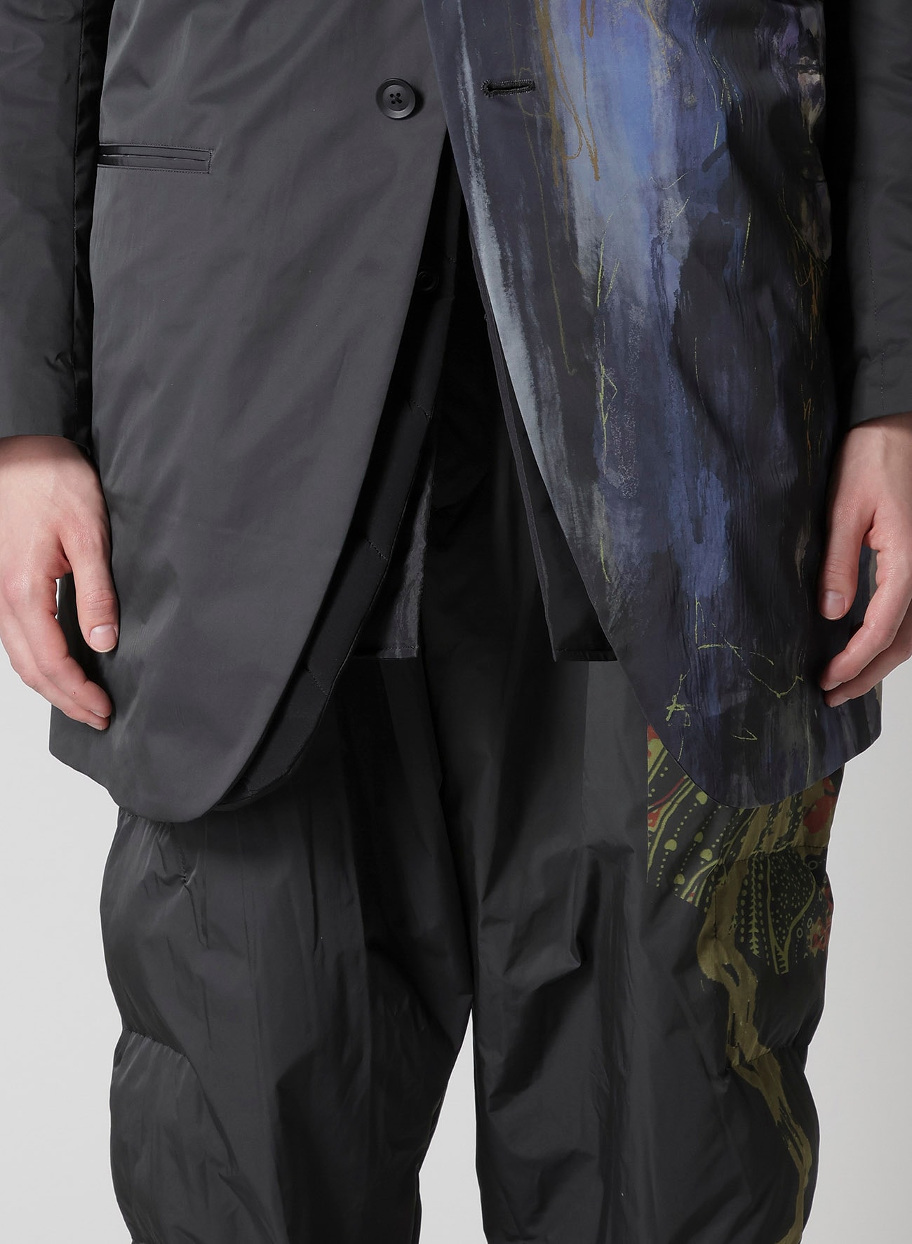 MOYAMOYA HAZY PRINTED JACKET WITH LINER