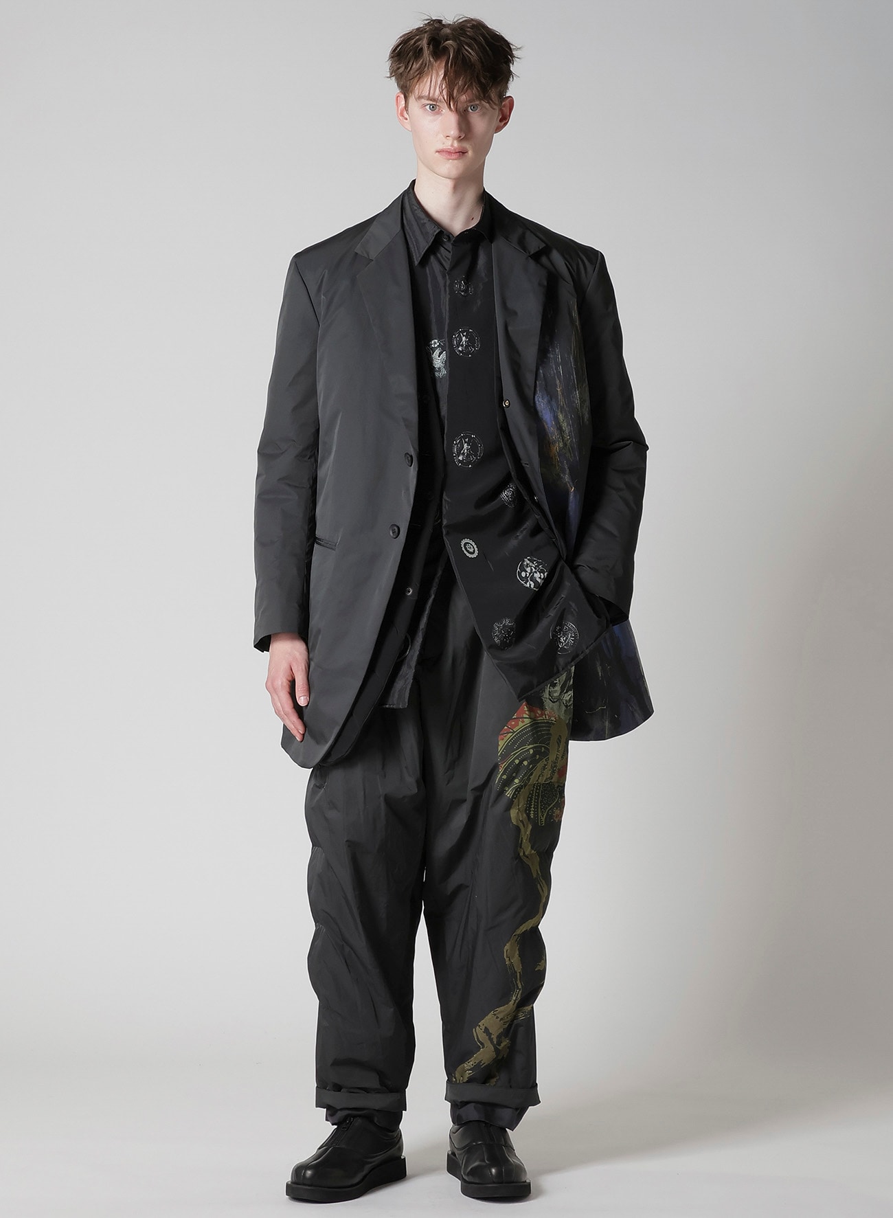 MOYAMOYA HAZY PRINTED JACKET WITH LINER