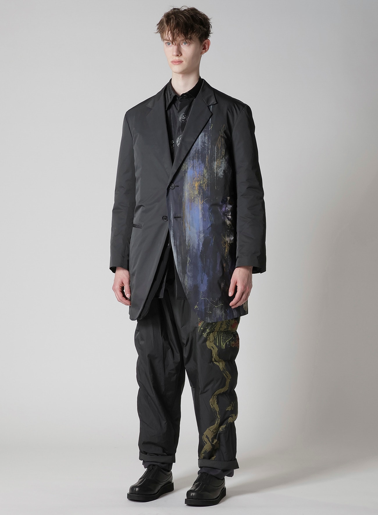 MOYAMOYA HAZY PRINTED JACKET WITH LINER