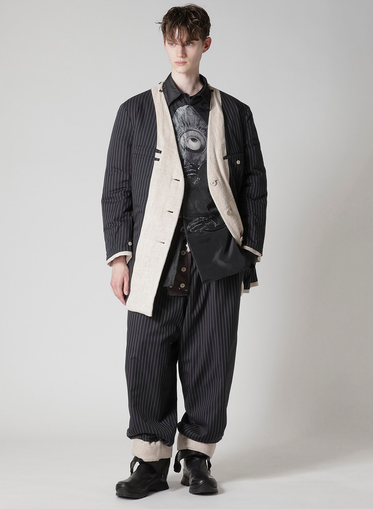 SILK LINEN TWEED JACKET WITH LINER