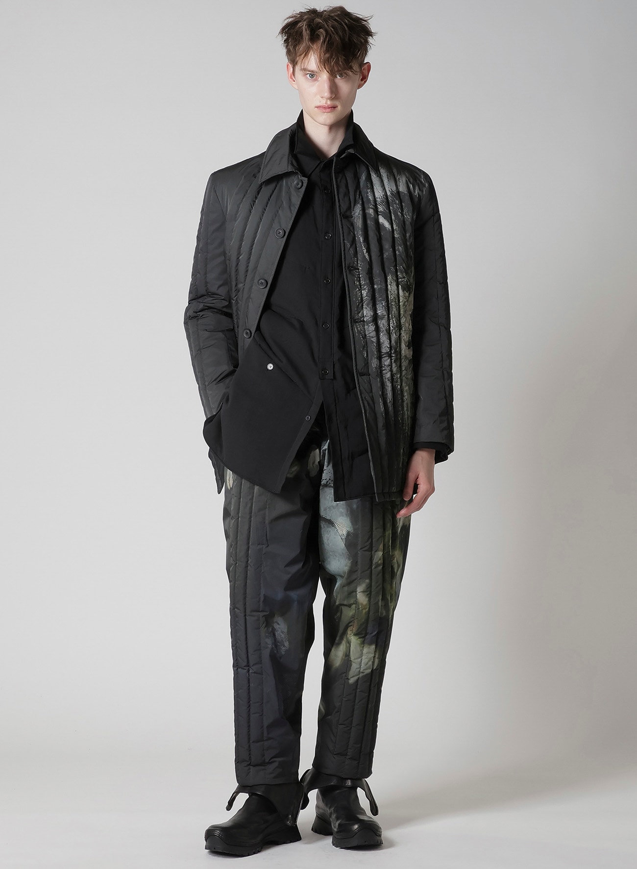 RIN PRINTED PADDED JACKET