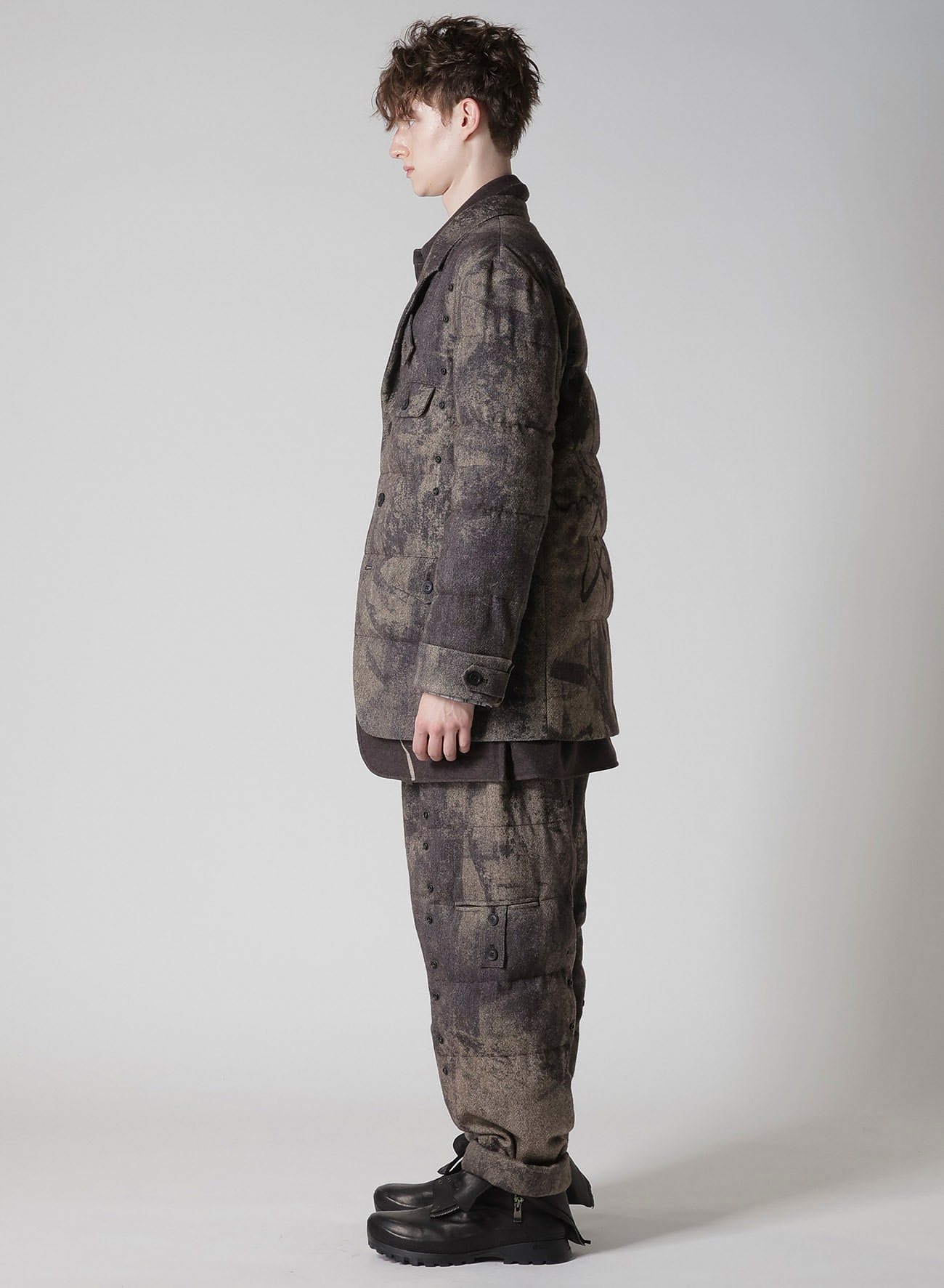 COLLAGE PRINTED PADDED JACKET