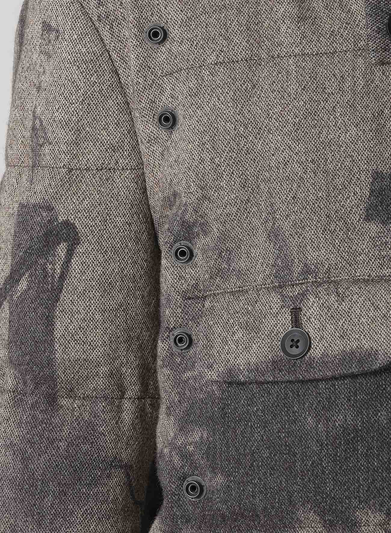 COLLAGE PRINTED PADDED JACKET