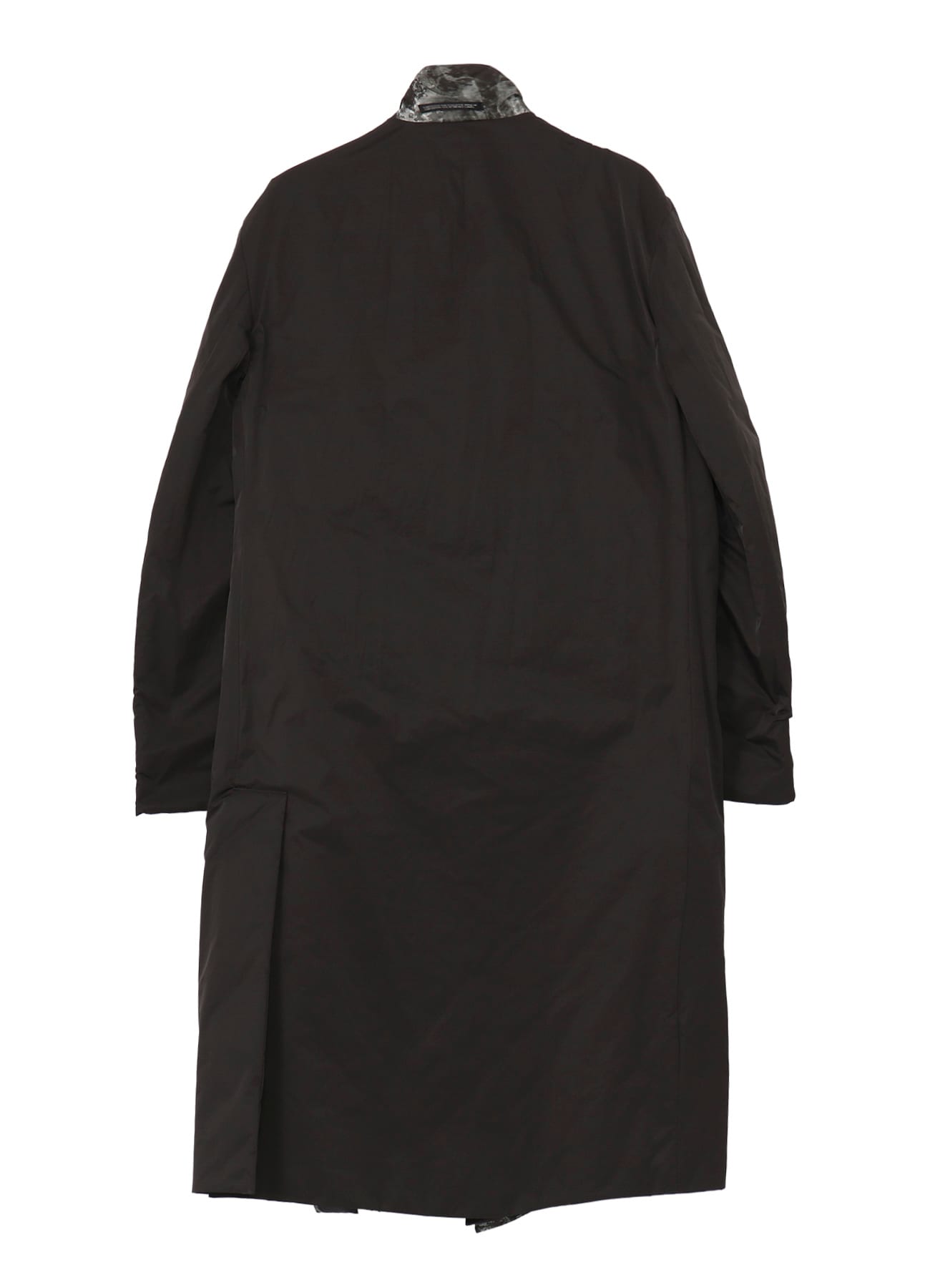 WOMAN PRINTED 3BUTTONS DIAGONAL PADDED LONG JACKET