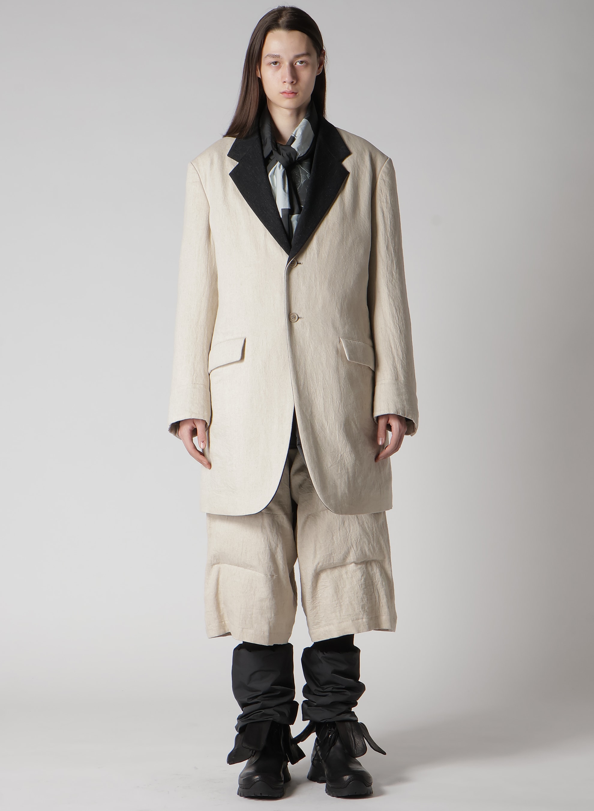 COLOR COMBINATION JACKET WITH LINER