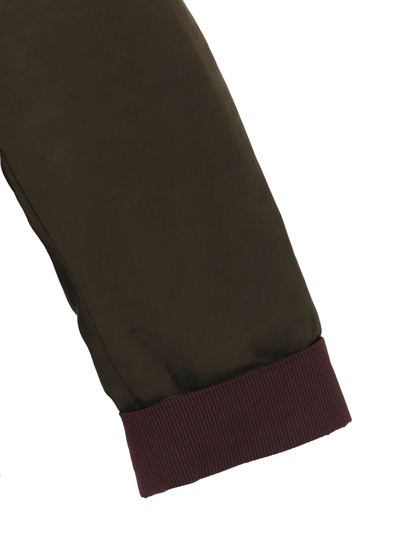 KHAKI CU TWILL 2 BUTTONS PADDED LONG JACKET