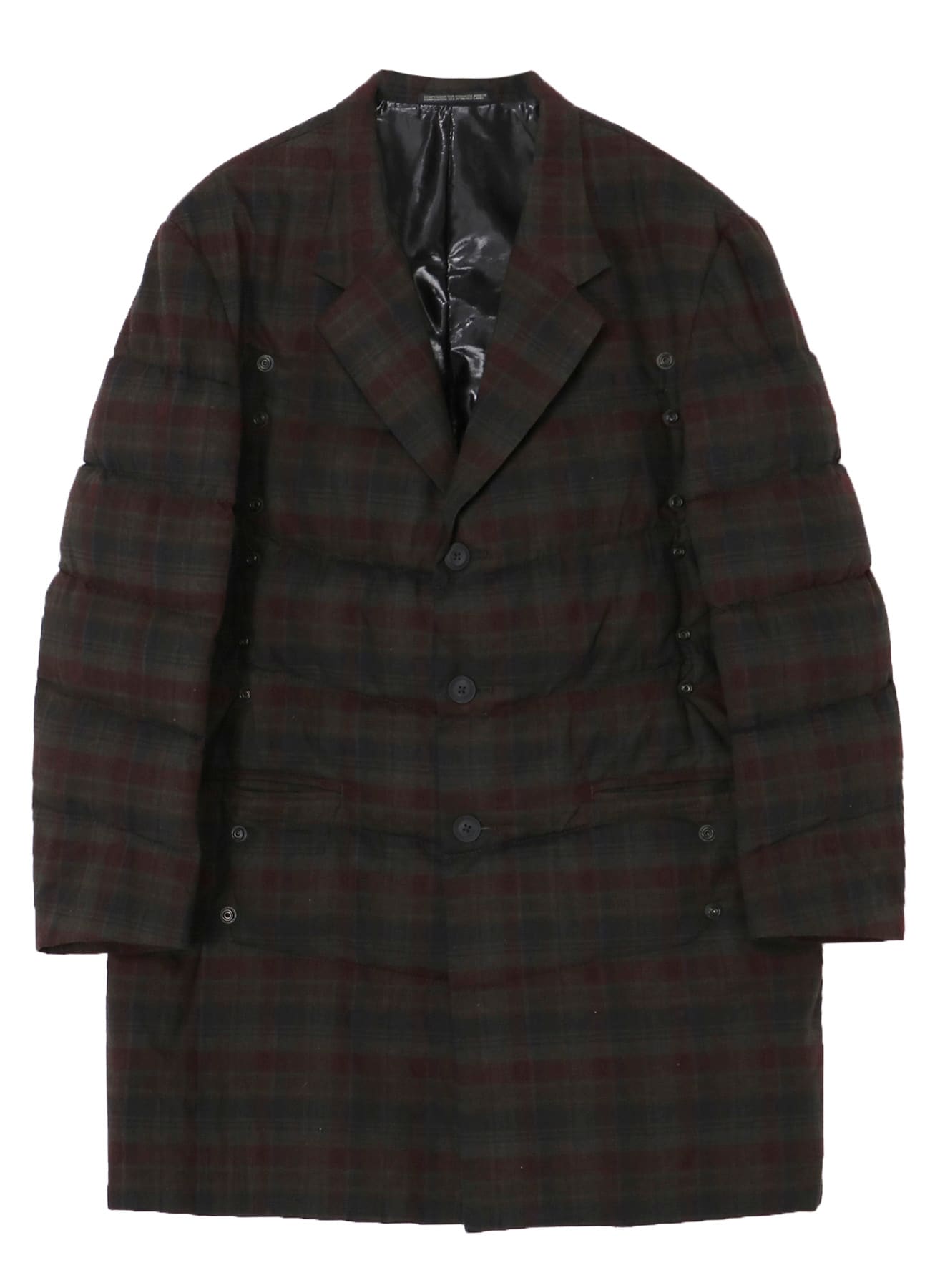 MADRAS INK 3 BUTTONS DIAGONAL PADDED JACKET