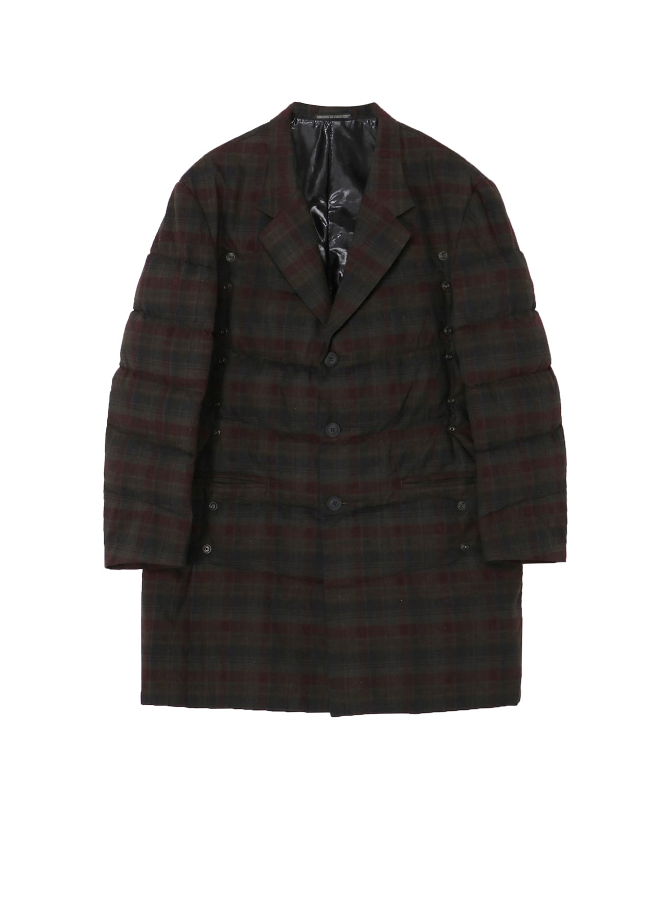 MADRAS INK 3 BUTTONS DIAGONAL PADDED JACKET