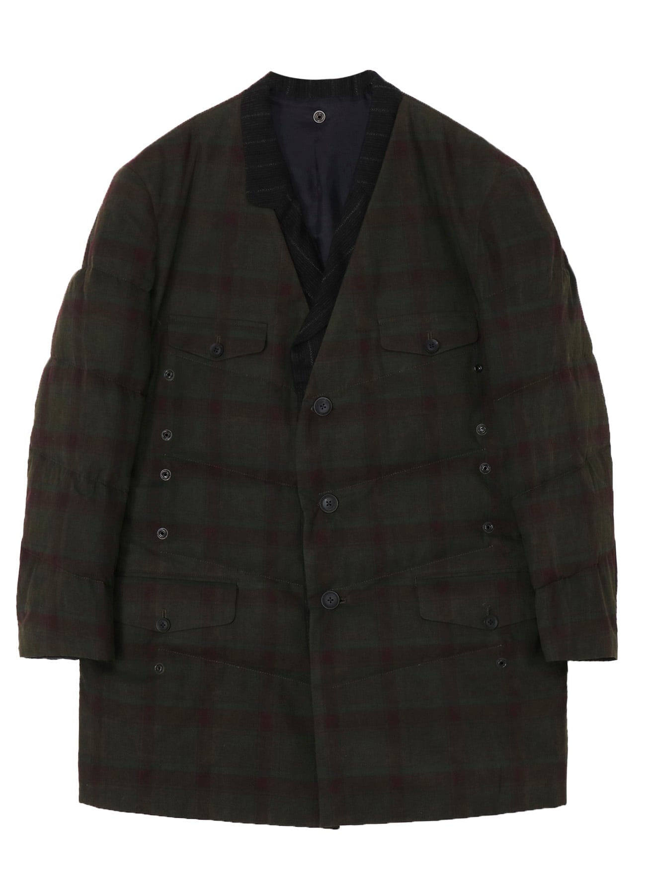MADRAS INK 3 BUTTONS JACKET WITH LINER