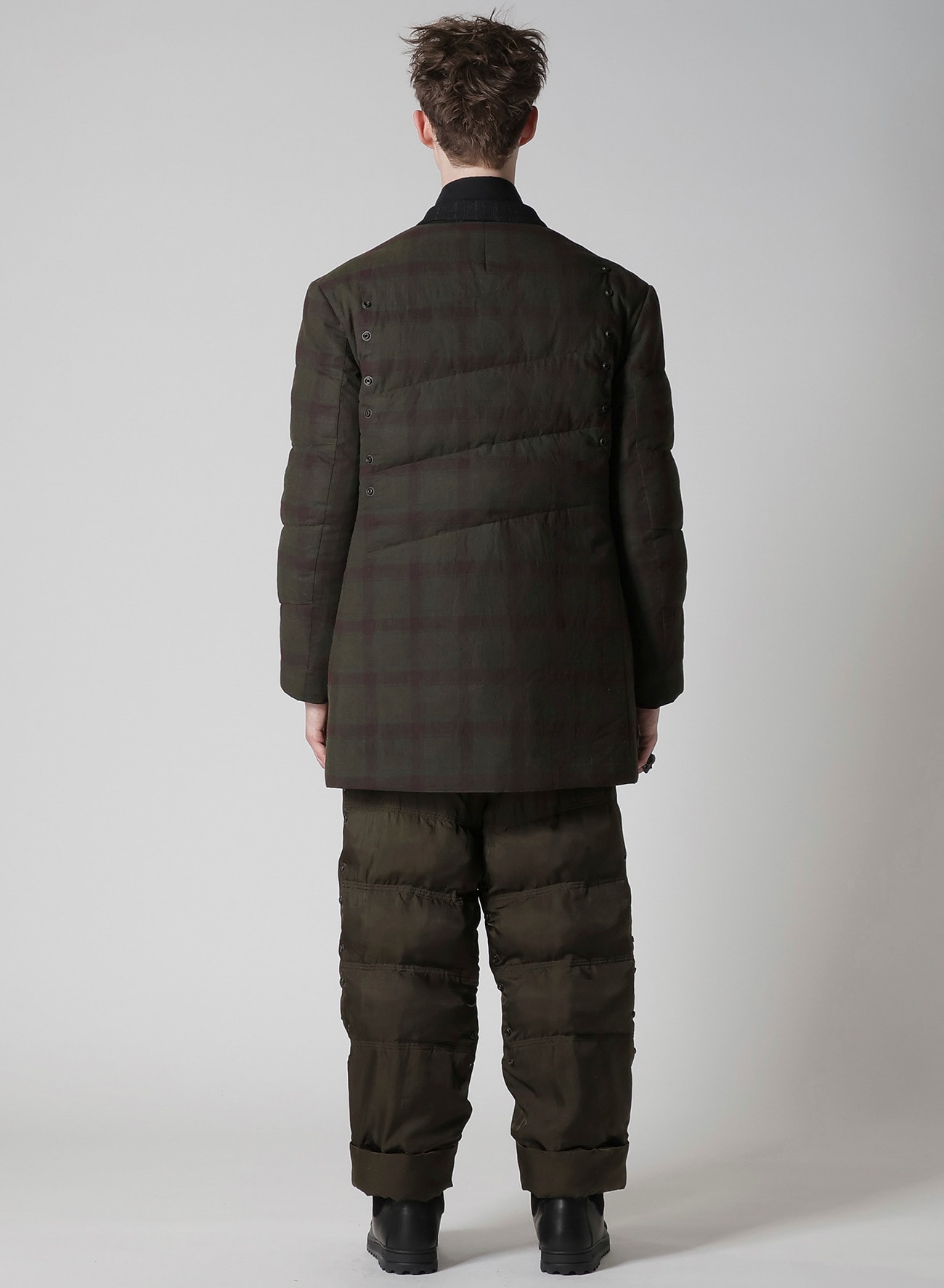 MADRAS INK 3 BUTTONS JACKET WITH LINER