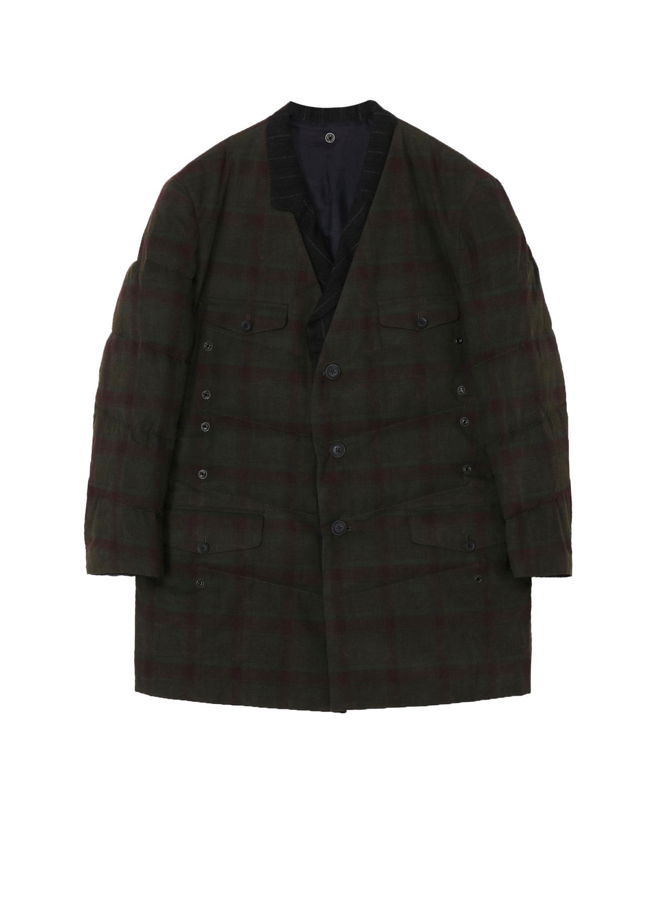 MADRAS INK 3 BUTTONS JACKET WITH LINER
