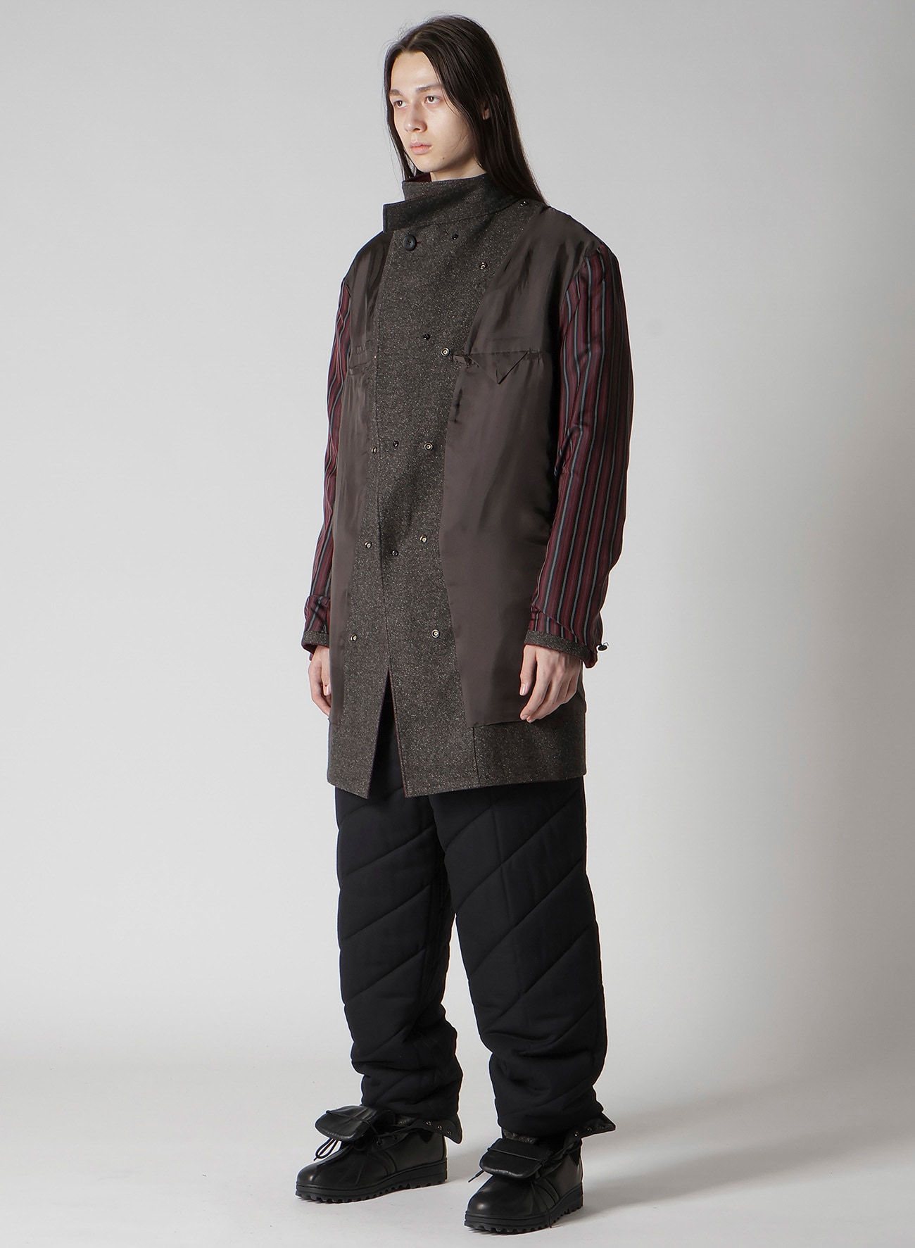DARK RED REVERSIBLE JACKET WITH LINER