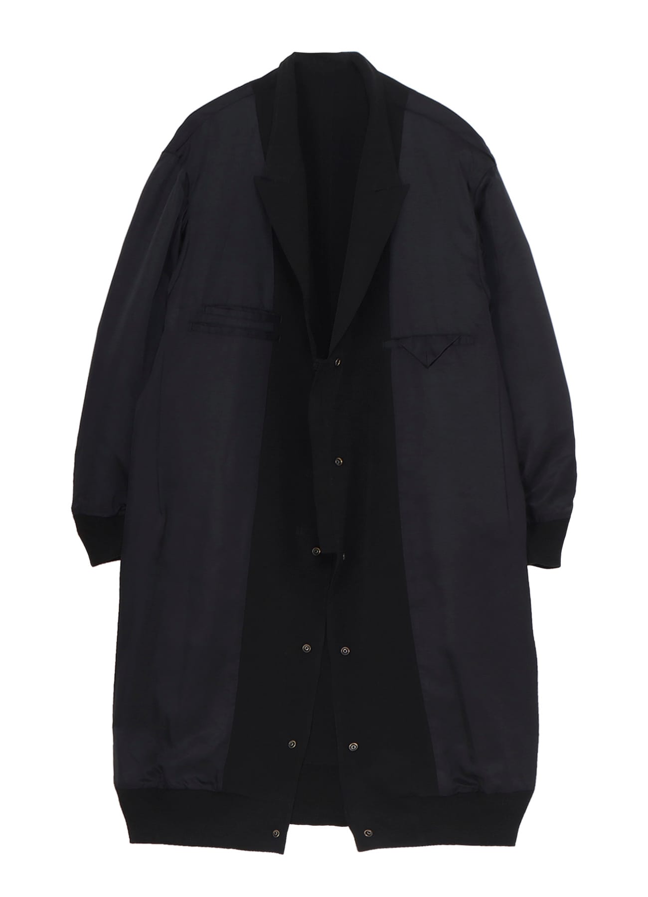 Ta TUXEDO RIB COMBINATION PEAKED JACKET
