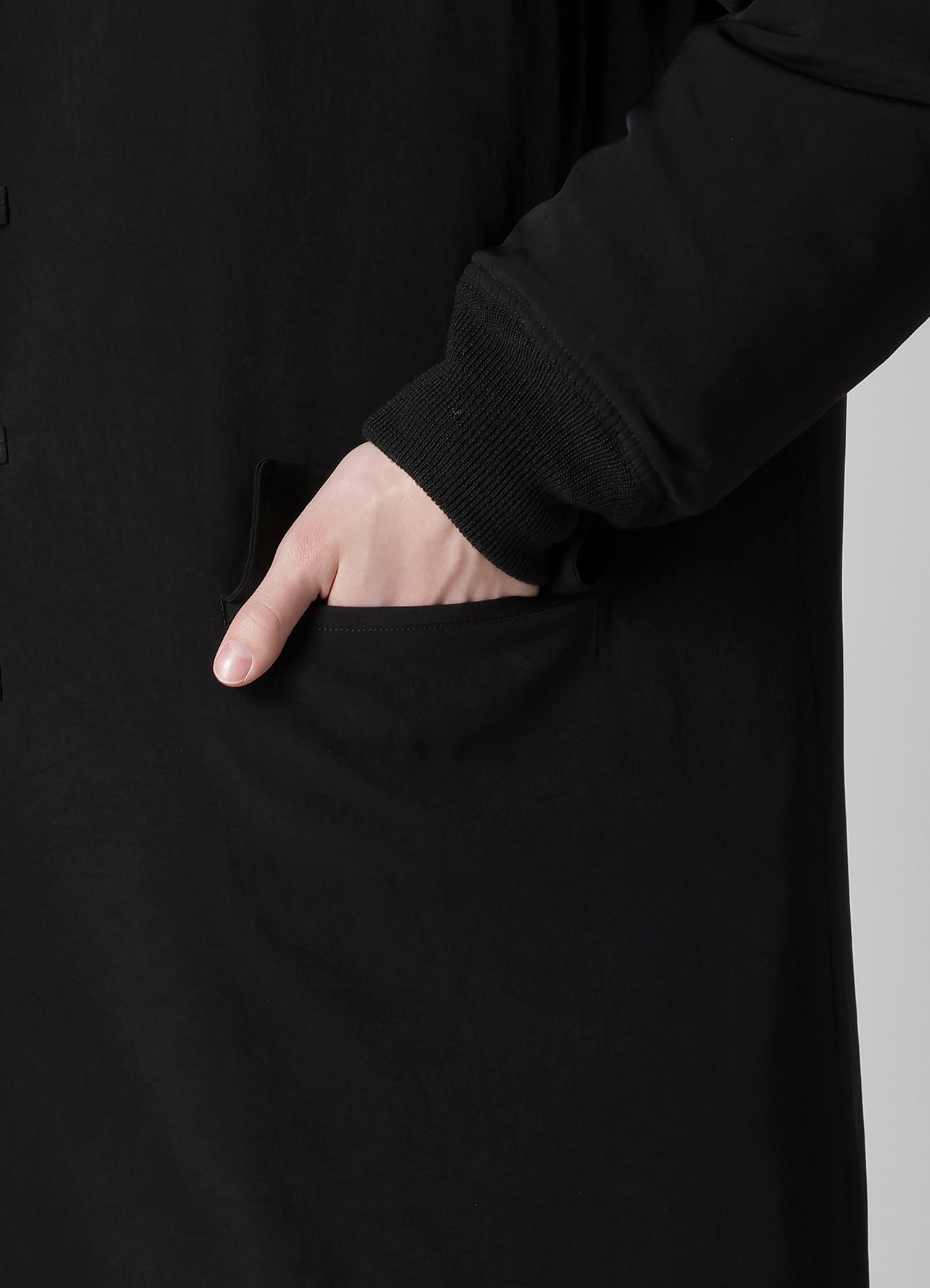 Ta TUXEDO RIB COMBINATION PEAKED JACKET