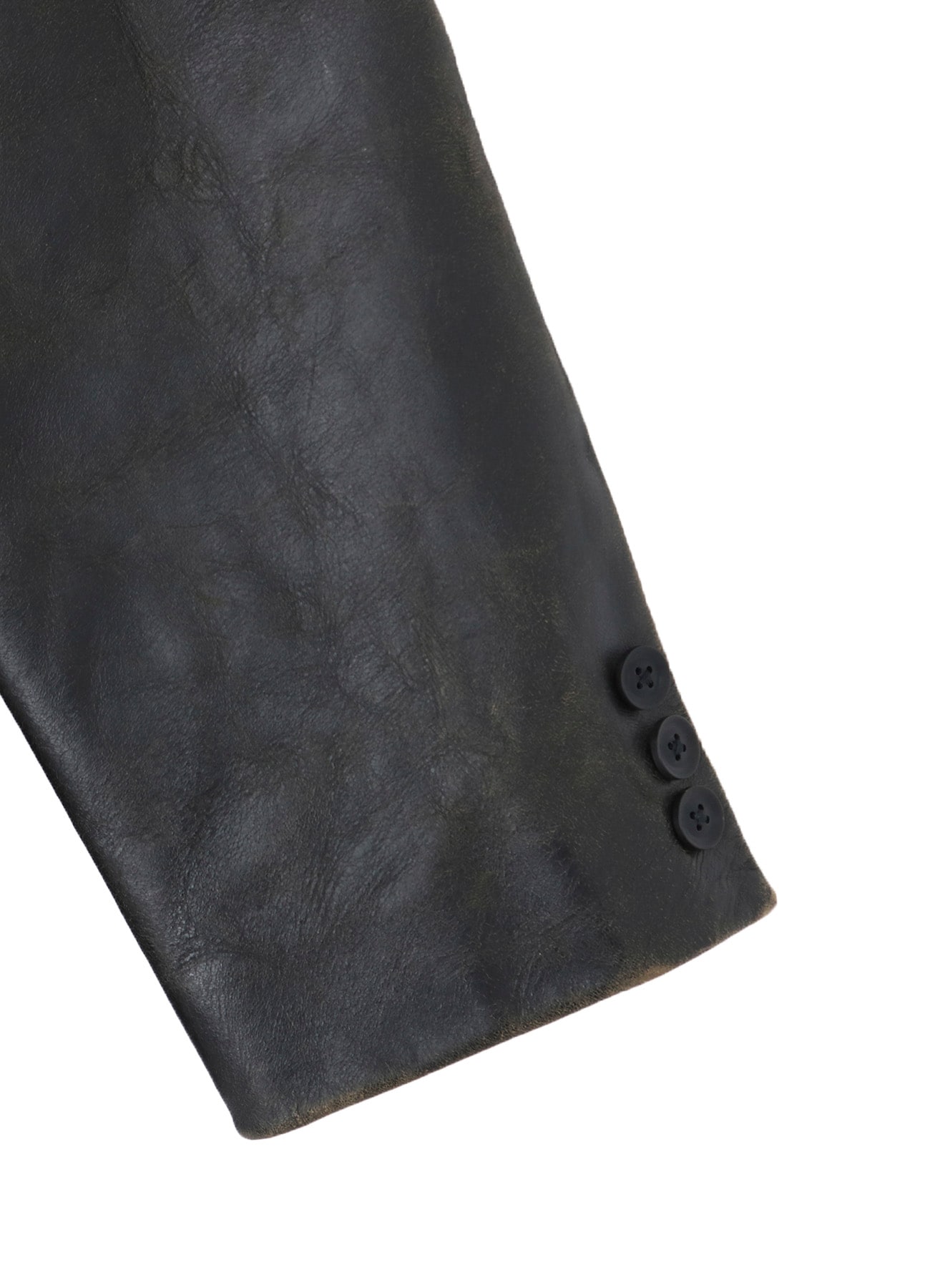 JAPAN HORSE LEATHER CLAP PEACKED LAPEL JACKET