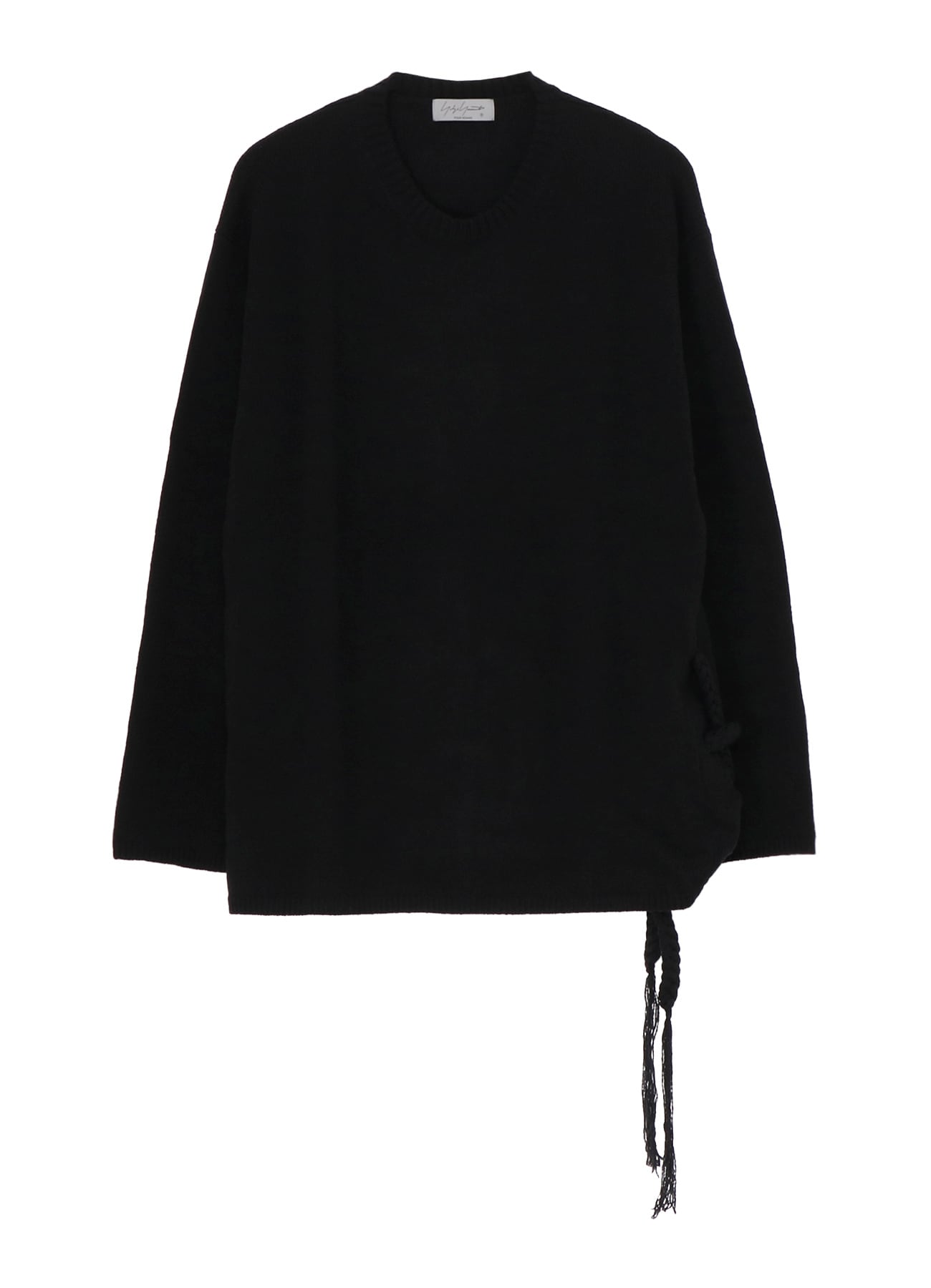 7G1P PLAIN STITCH WITH STRING STRING ROUND NECK PO