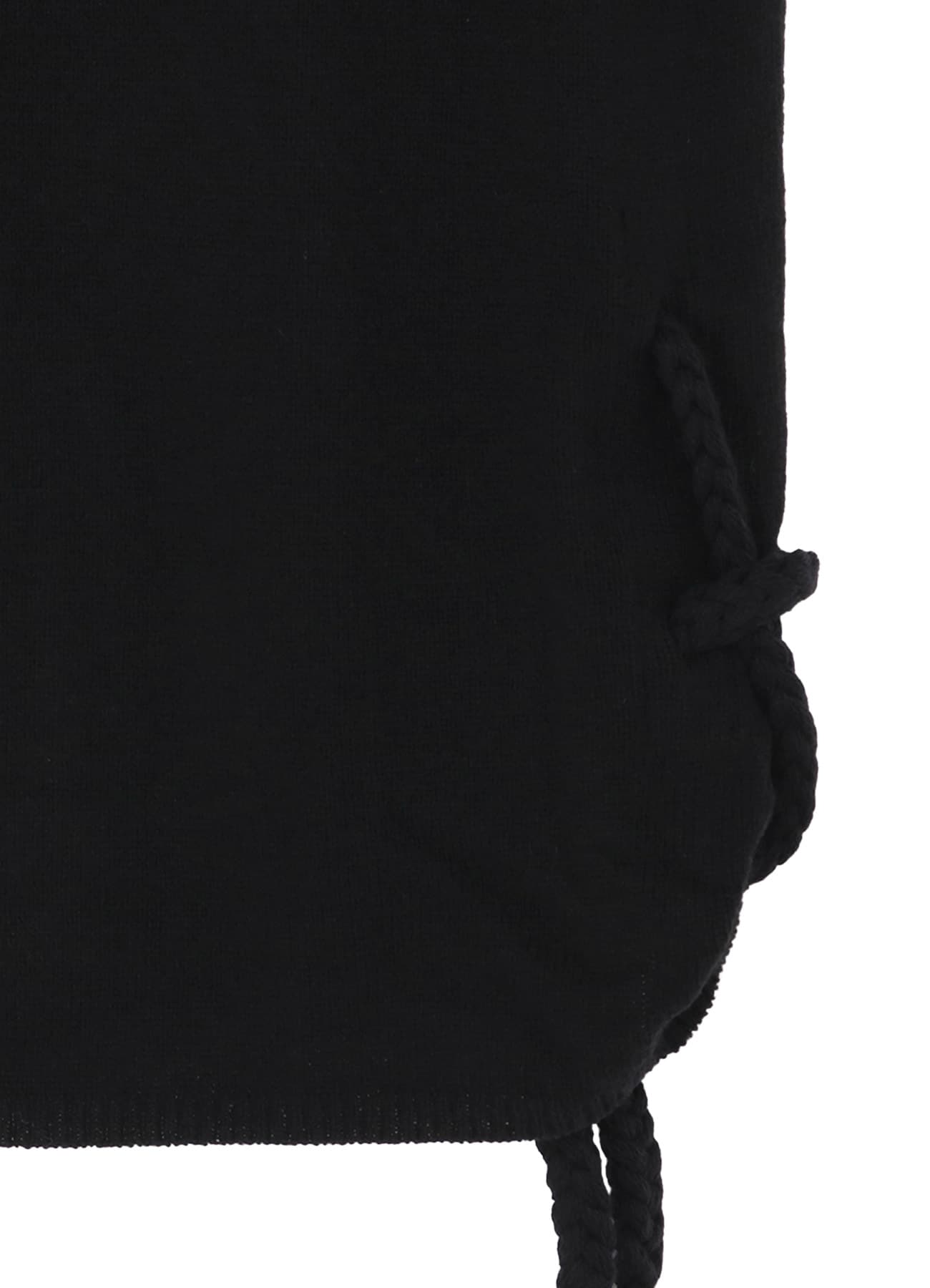 7G1P PLAIN STITCH WITH STRING STRING ROUND NECK PO