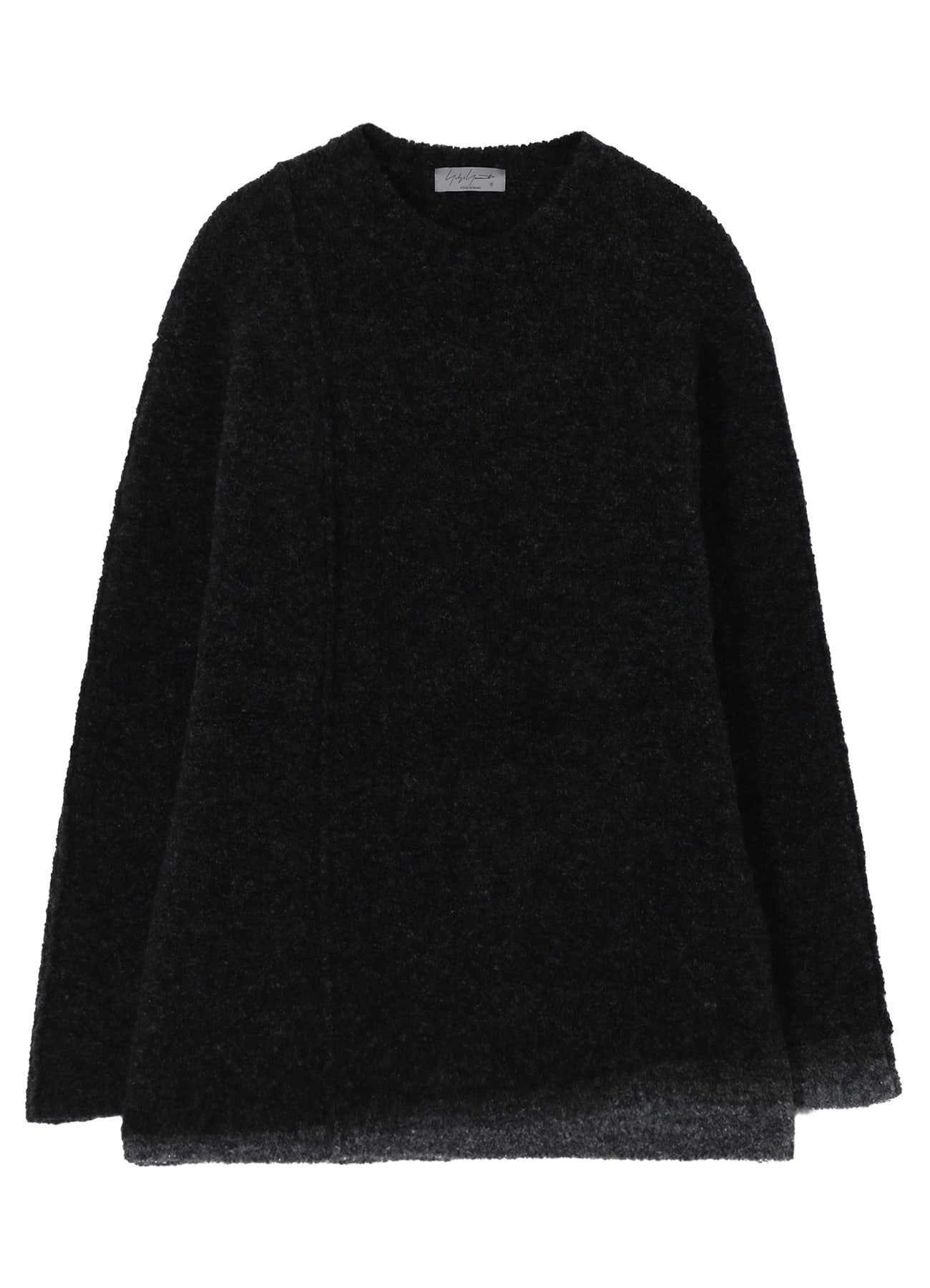 3G1P PLAIN STITCH GRADATION ROUND NECK PO