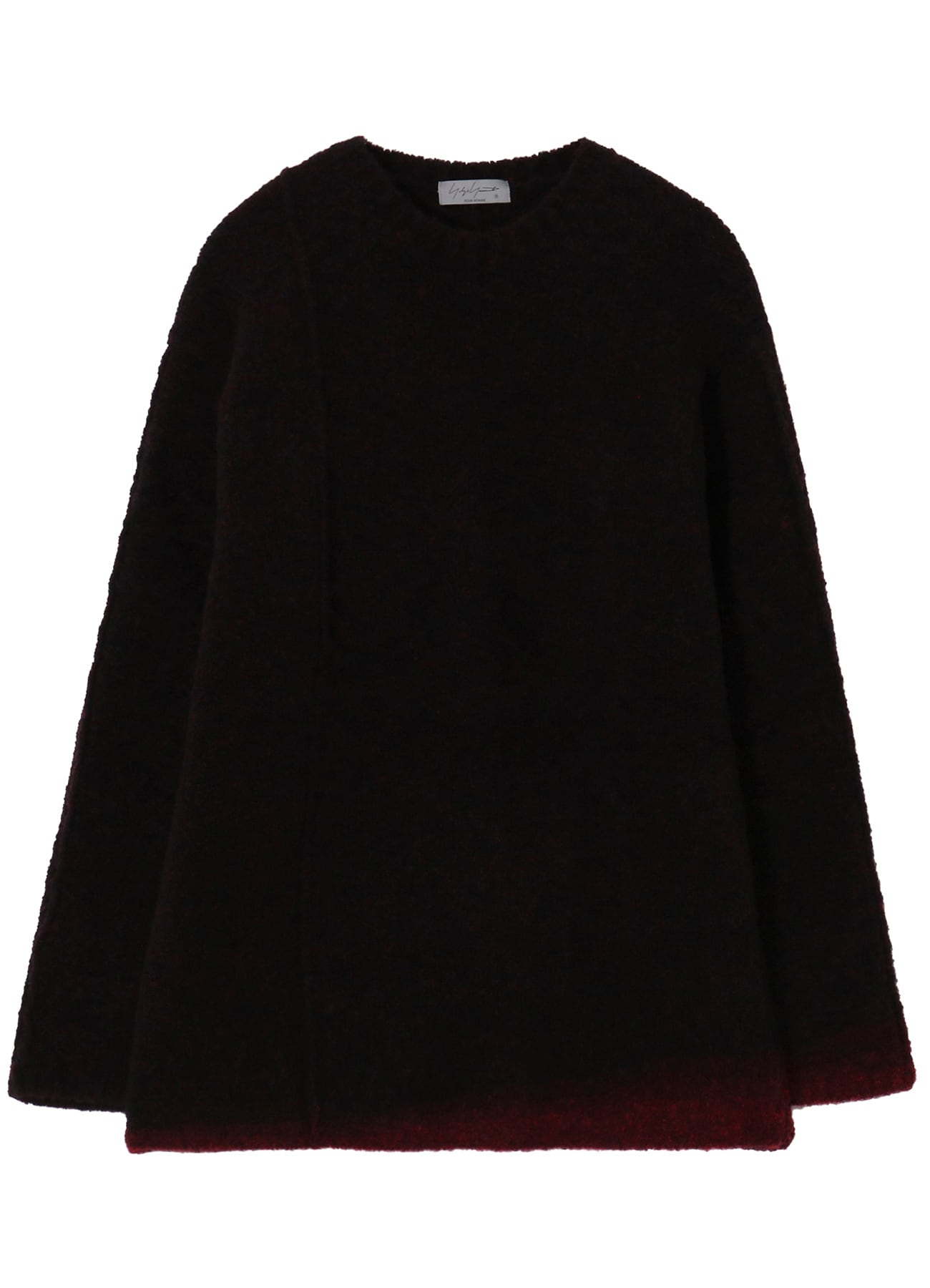 3G1P PLAIN STITCH GRADATION ROUND NECK PO