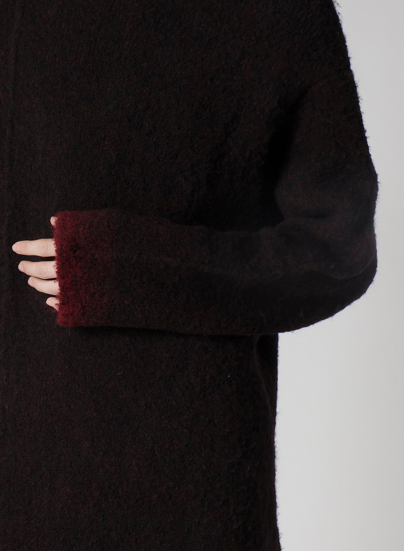 3G1P PLAIN STITCH GRADATION ROUND NECK PO