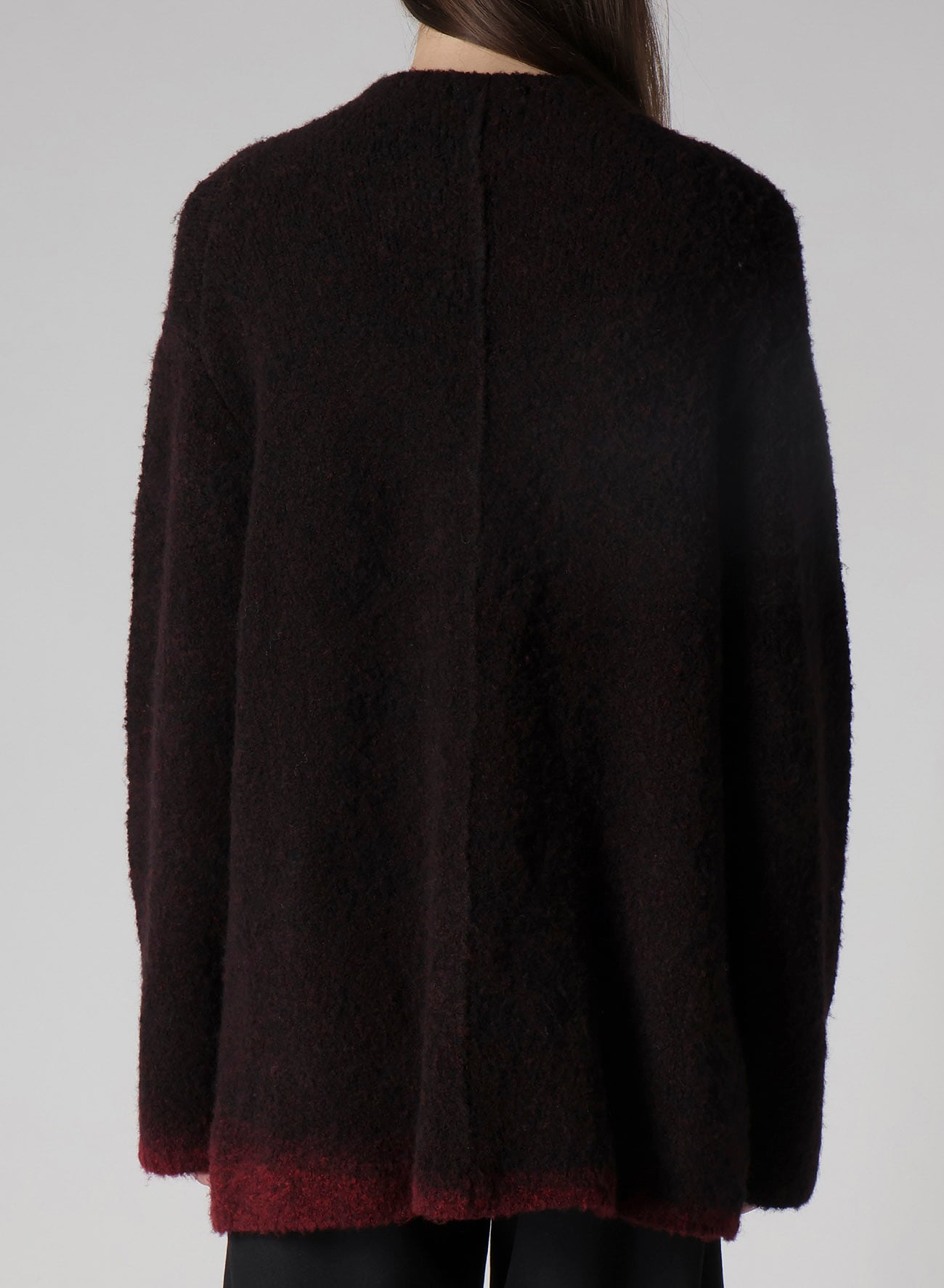 3G1P PLAIN STITCH GRADATION ROUND NECK PO