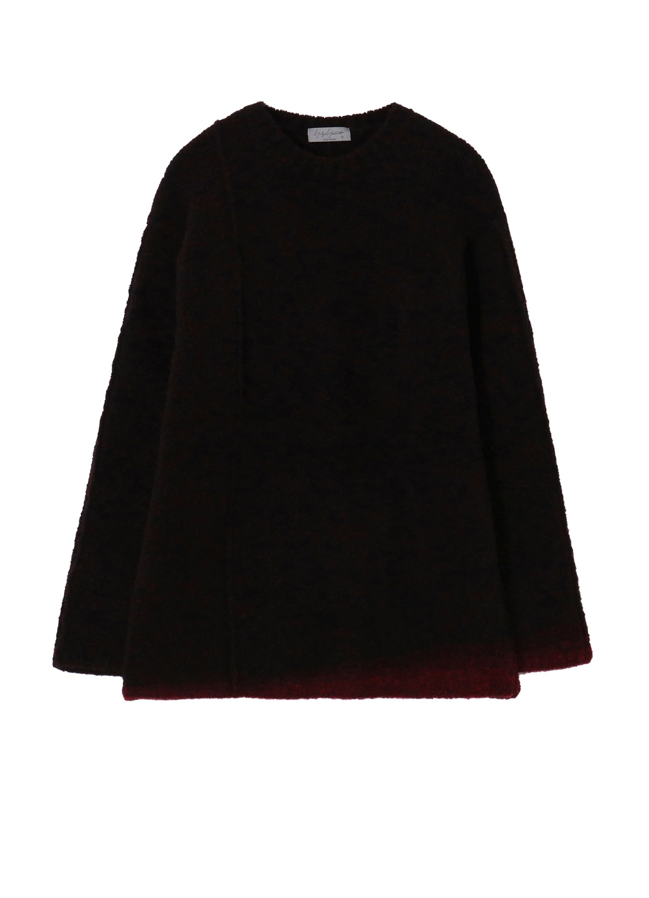 3G1P PLAIN STITCH GRADATION ROUND NECK PO