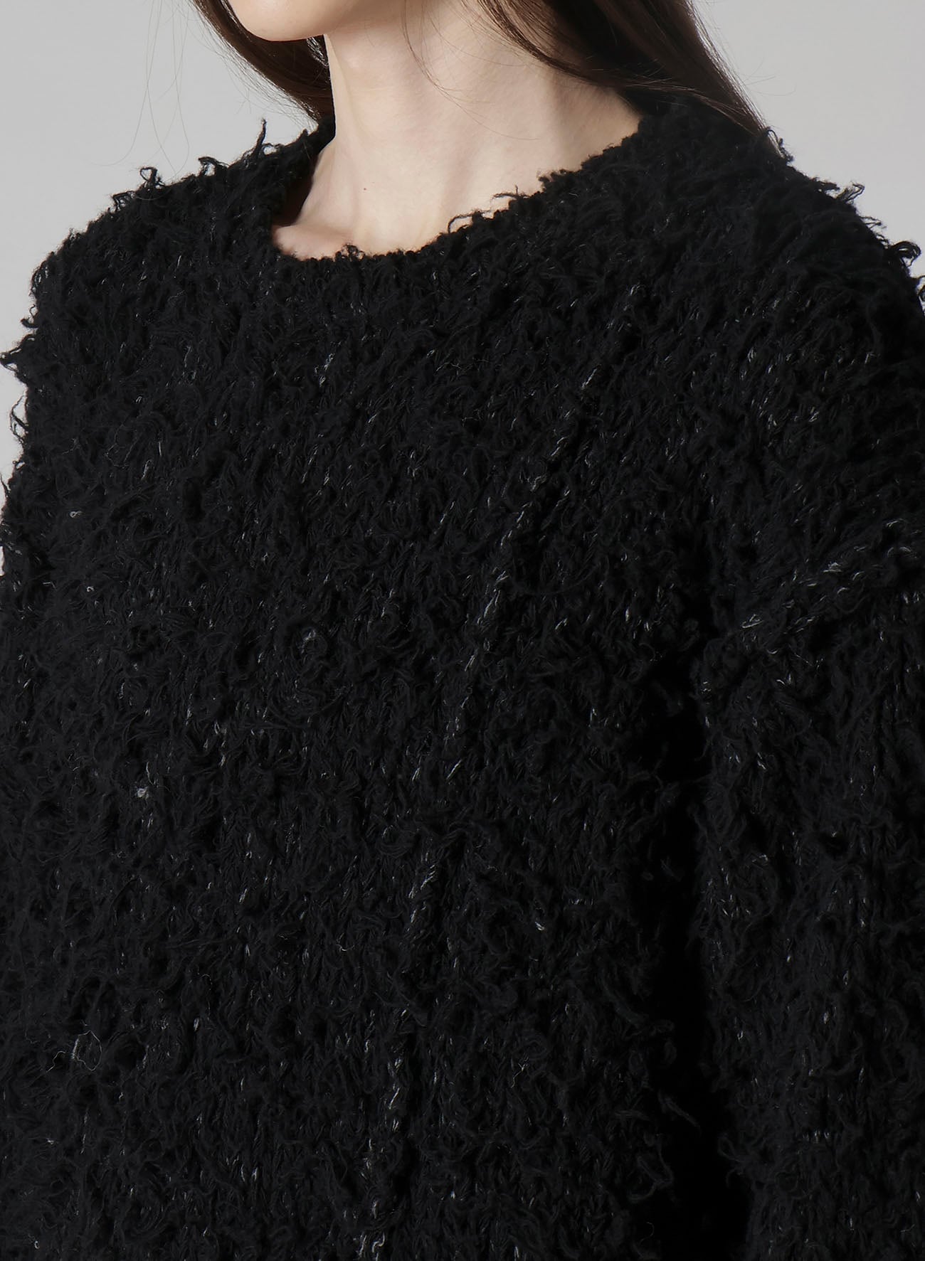 3G1P BRUSHED PLAIN STITCH ROUND NECK PO