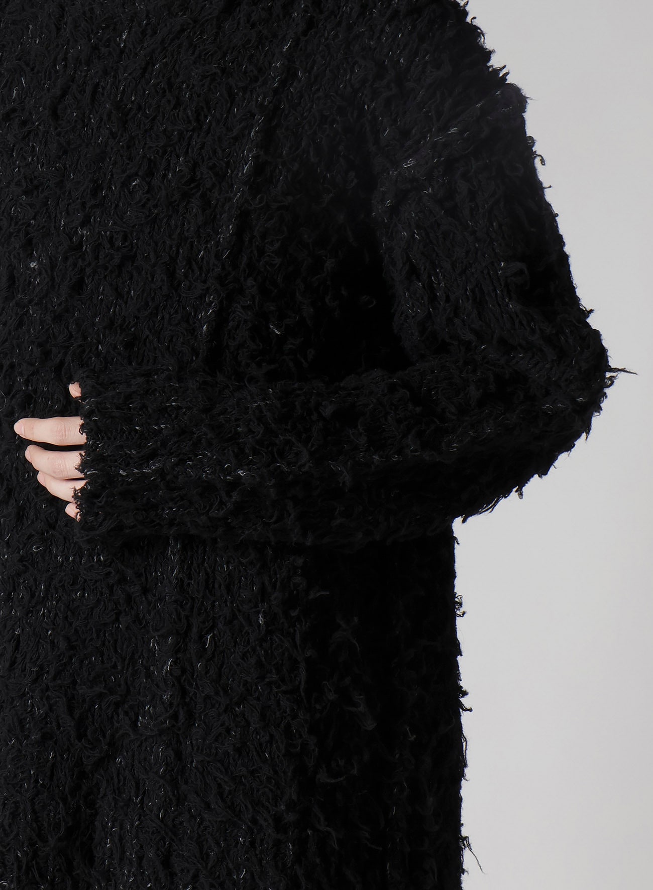 3G1P BRUSHED PLAIN STITCH ROUND NECK PO