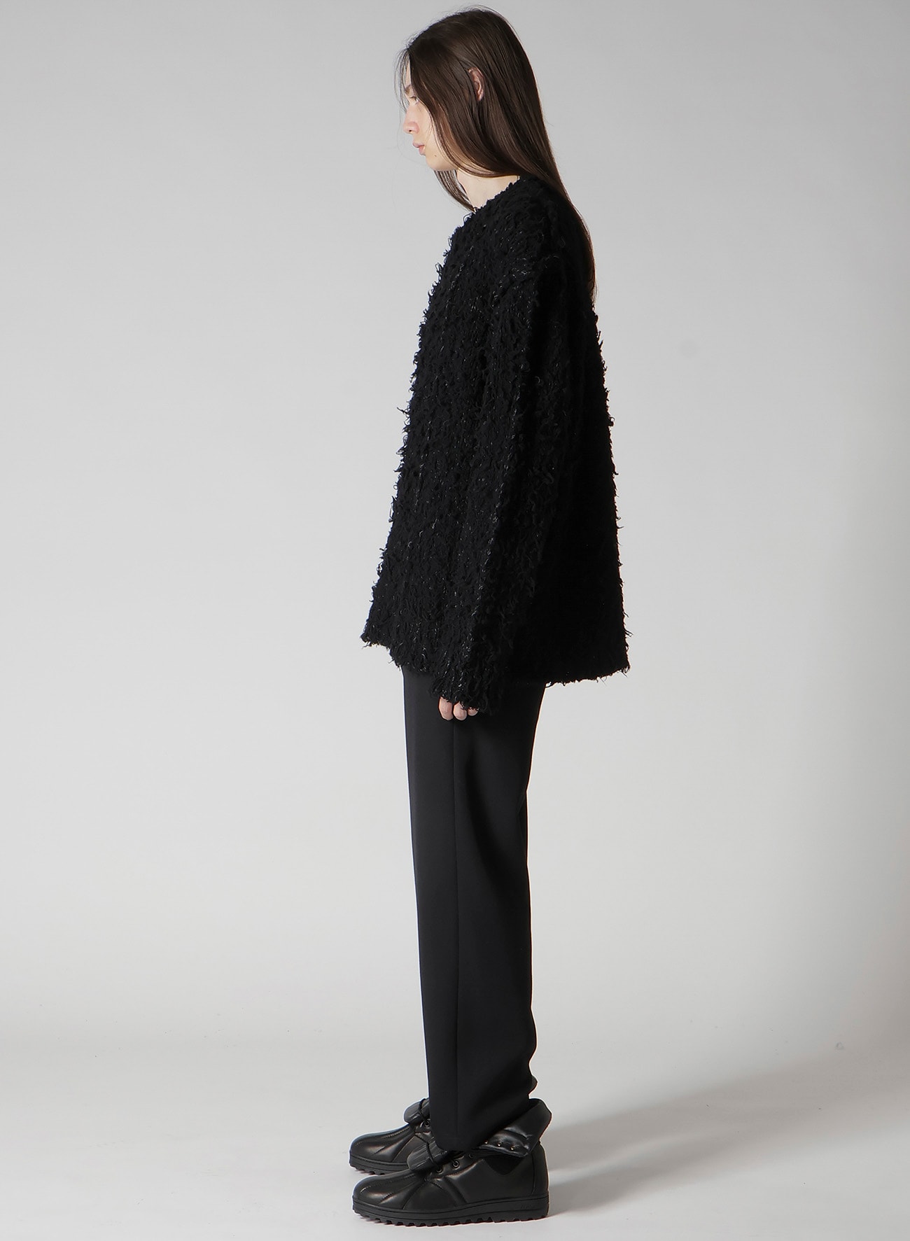 3G1P BRUSHED PLAIN STITCH ROUND NECK PO